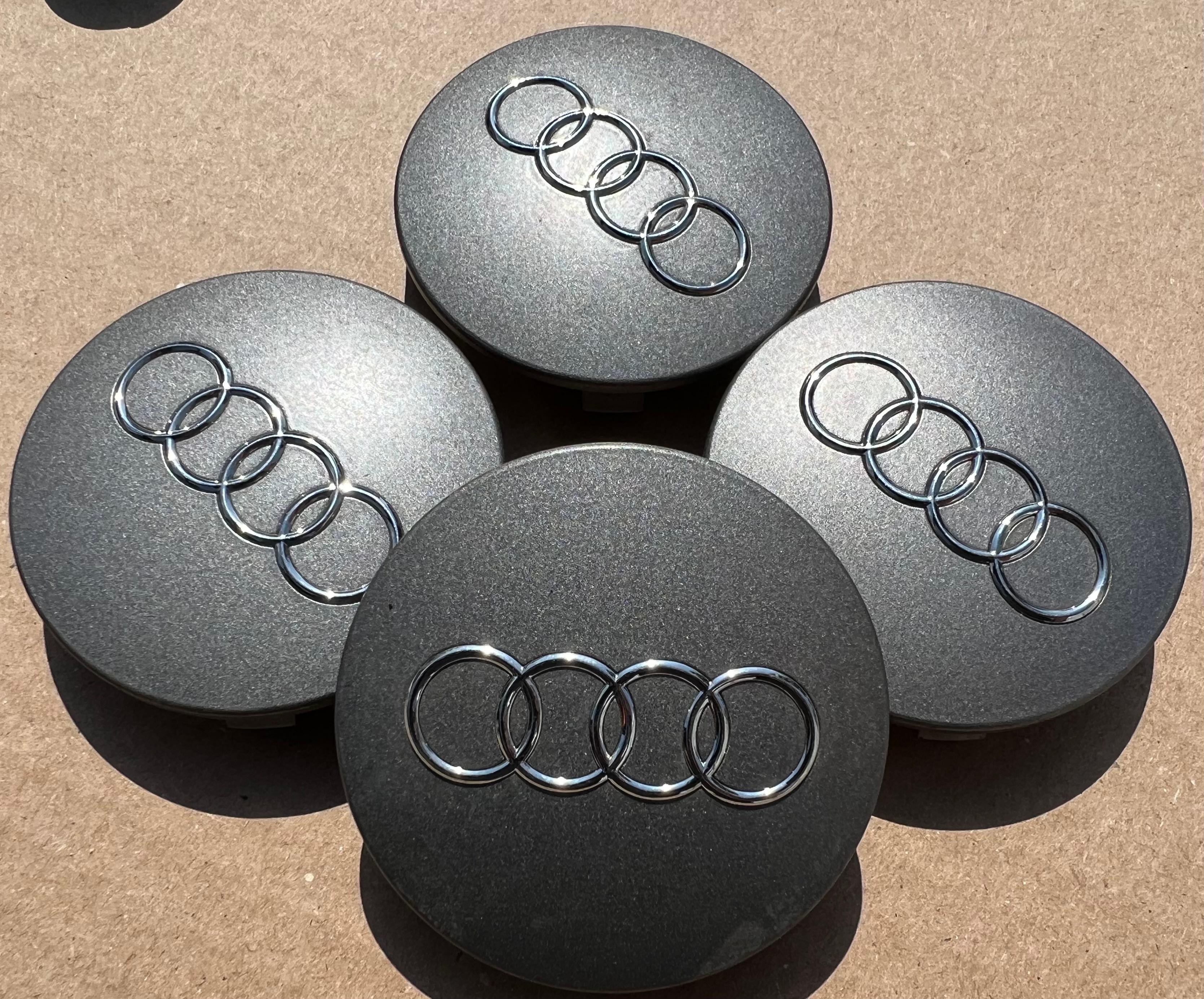 4 COPRIMOZZI ORIGINALI AUDI A3 A4 A5 A6 Q3 Q5 8T0601170 SPEDIZIONE GRATUITA