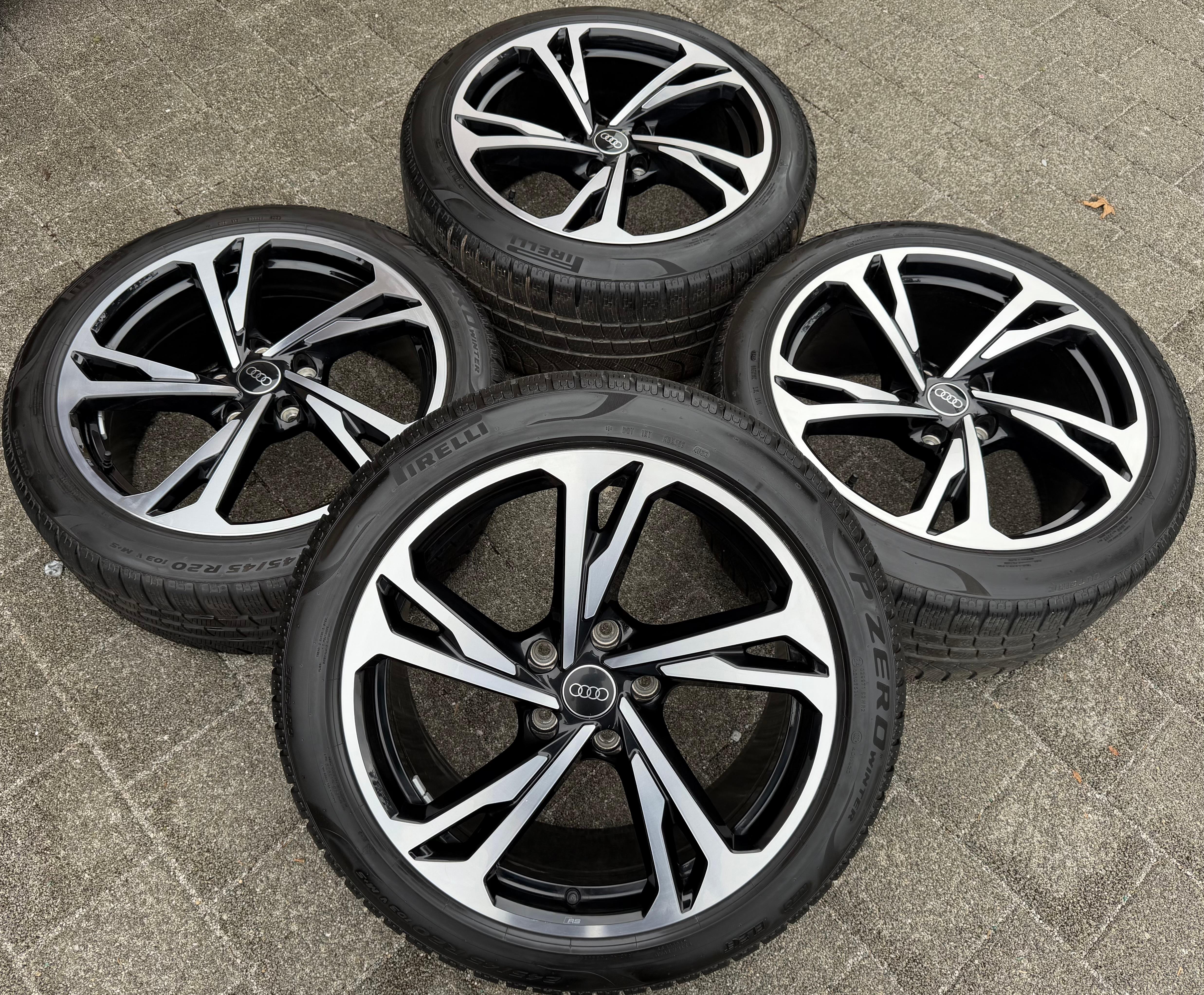 4 ORIGINAL 20" ALU WINTERRÄDER AUDI ETRON E-TRON GT 4J3601025AM 4J3601025AL