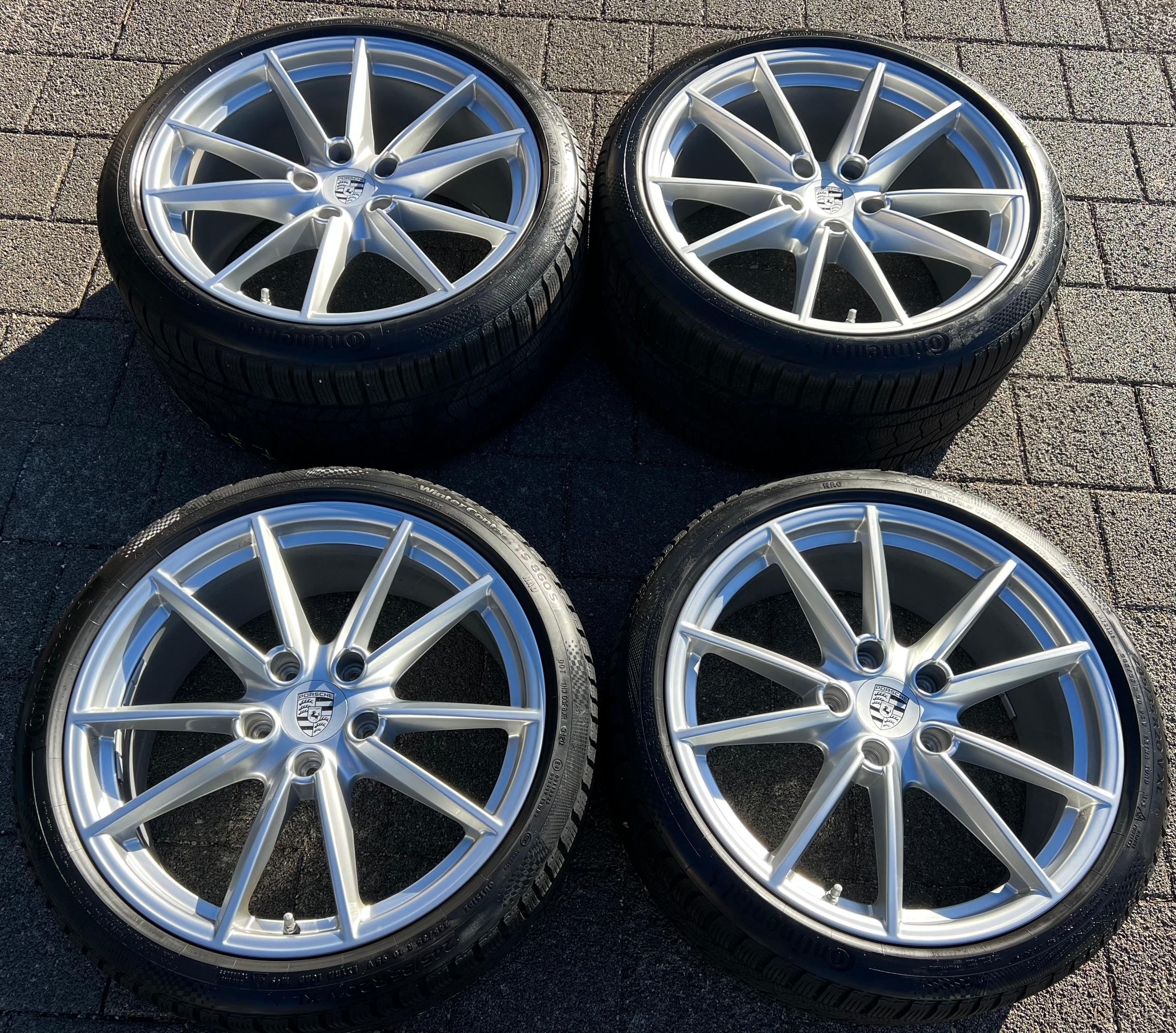 4 ORIGINAL 20" 21" ALU WINTERRÄDER PORSCHE 911 992 992601025C 992601025D CONTI RDKS
