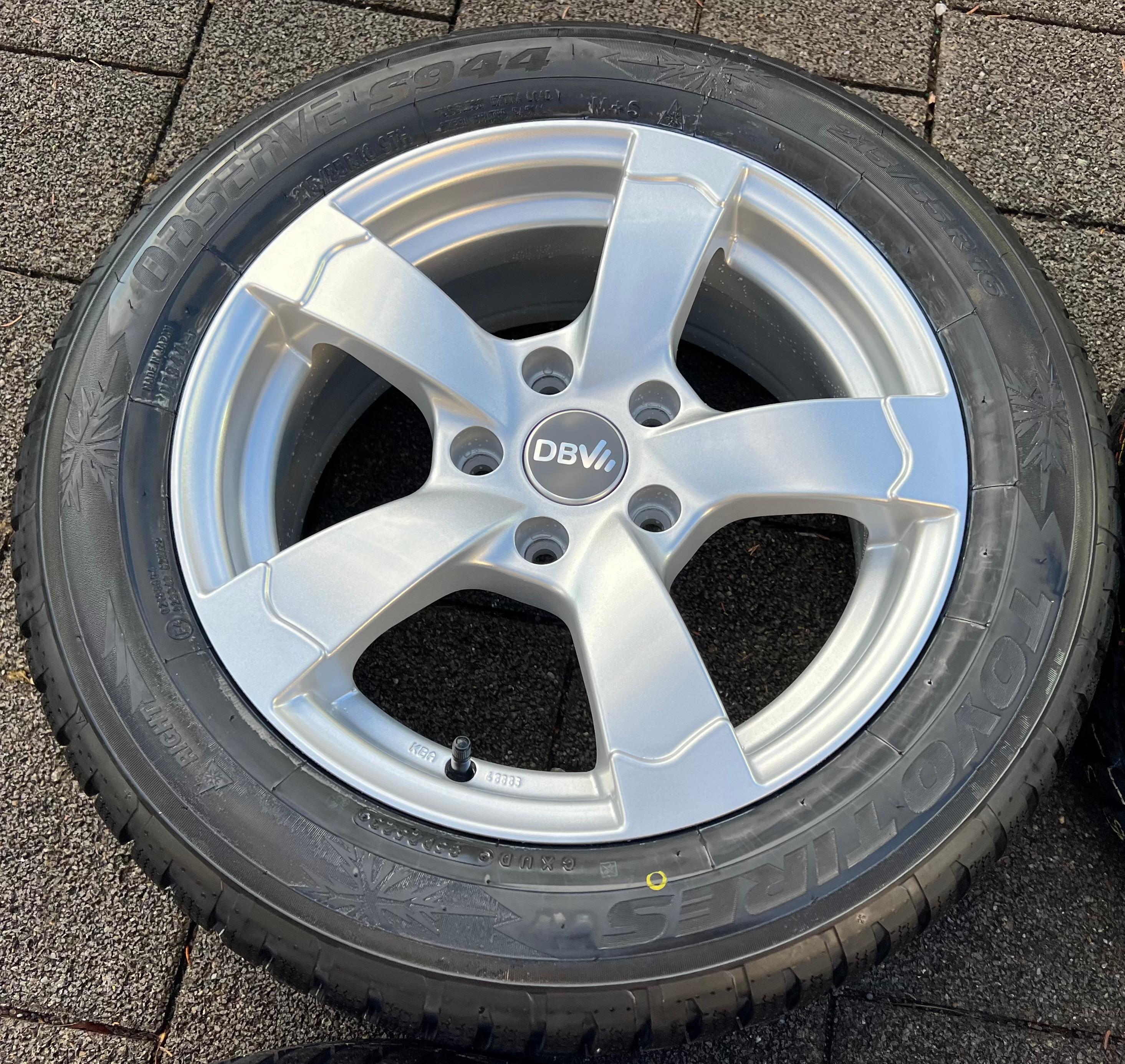 4 ALU WINTERRÄDER AUDI A4 8E SKODA YETI 5L VW PASSAT 3C EOS SHARAN 215/55R16 97H