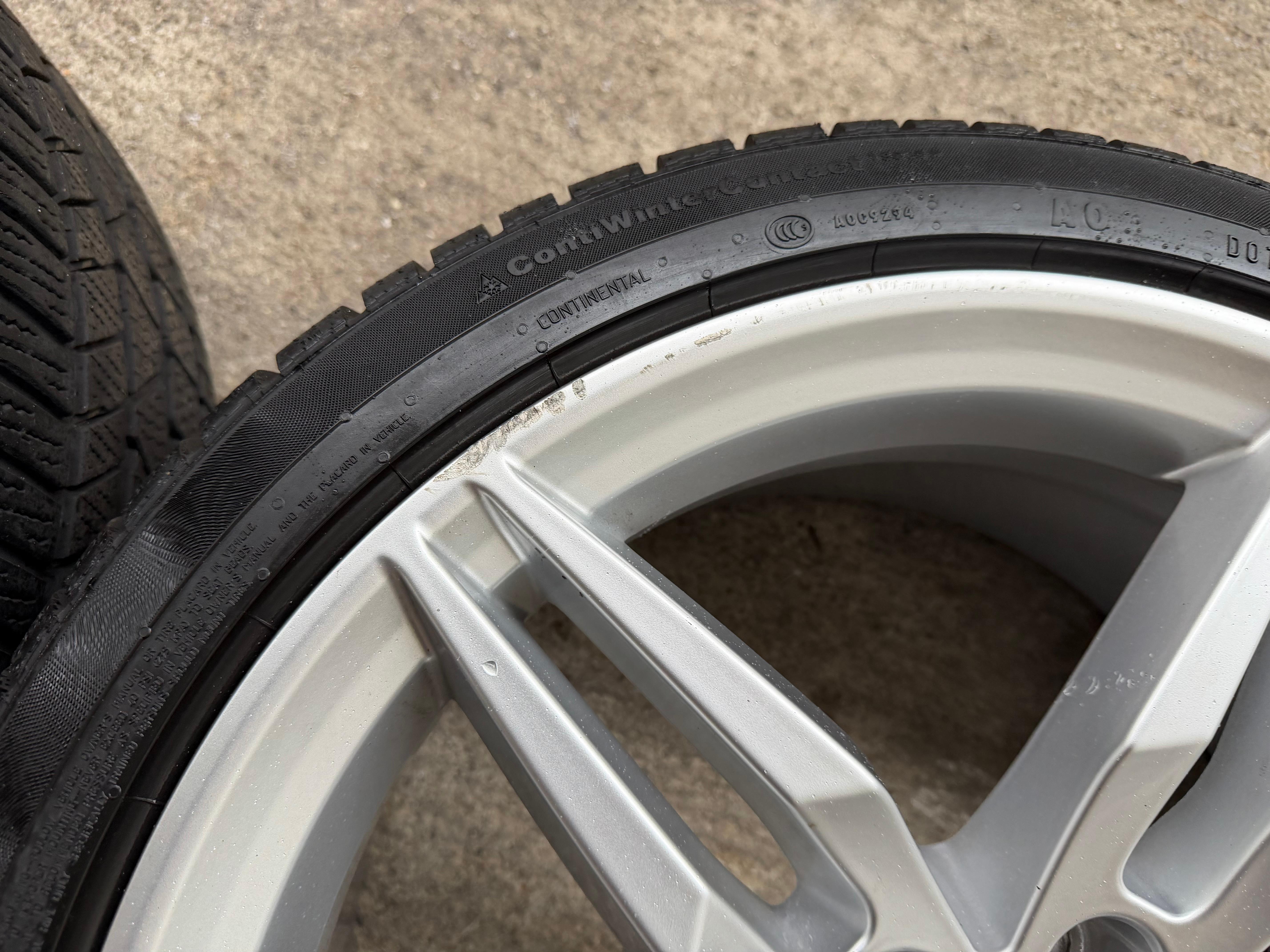 4 roues hiver complètes en alliage d’origine 19" Audi A5 S5 8W F5 8W0601025AM 255/35R19 96V Continental