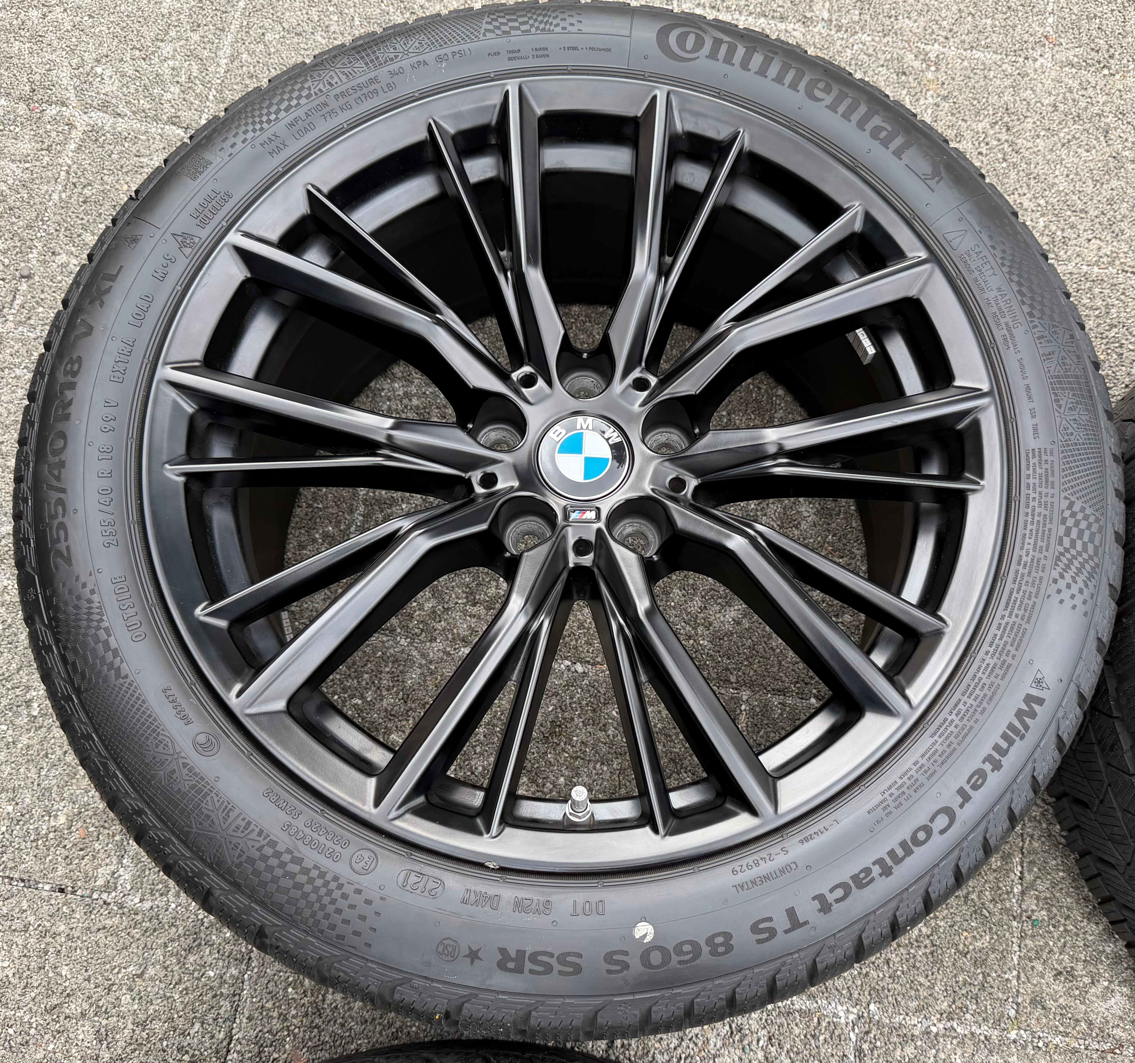 4 Original 18" Alu Winterräder BMW 3ER Reihe G20 G21 4ER G22 G23 2ER G42 M796 RDKS