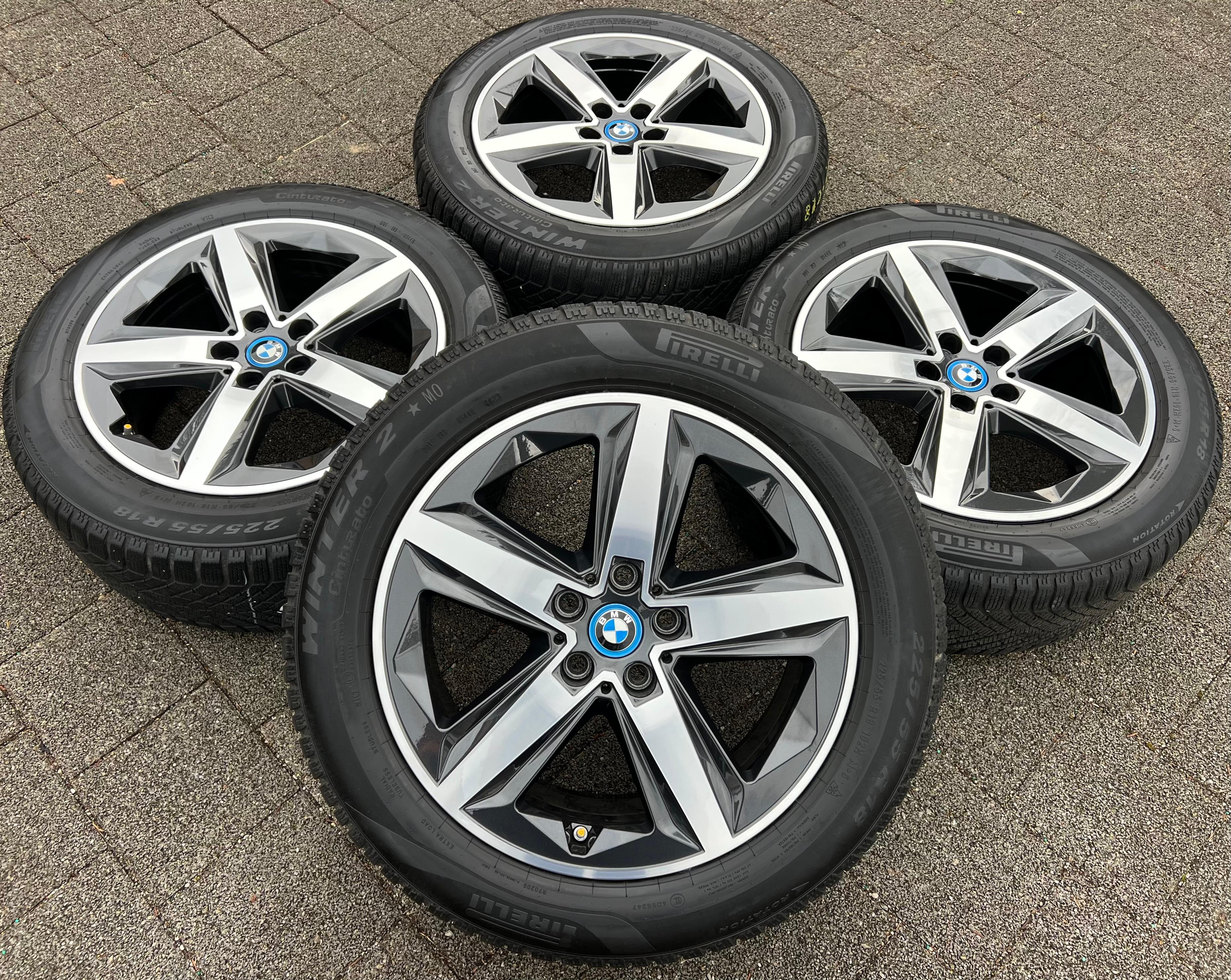 4 ORIGINAL 18" ALU WINTERRÄDER BMW X1 iX1 U11 X2 U10 225/55R18 102H STYLING 837