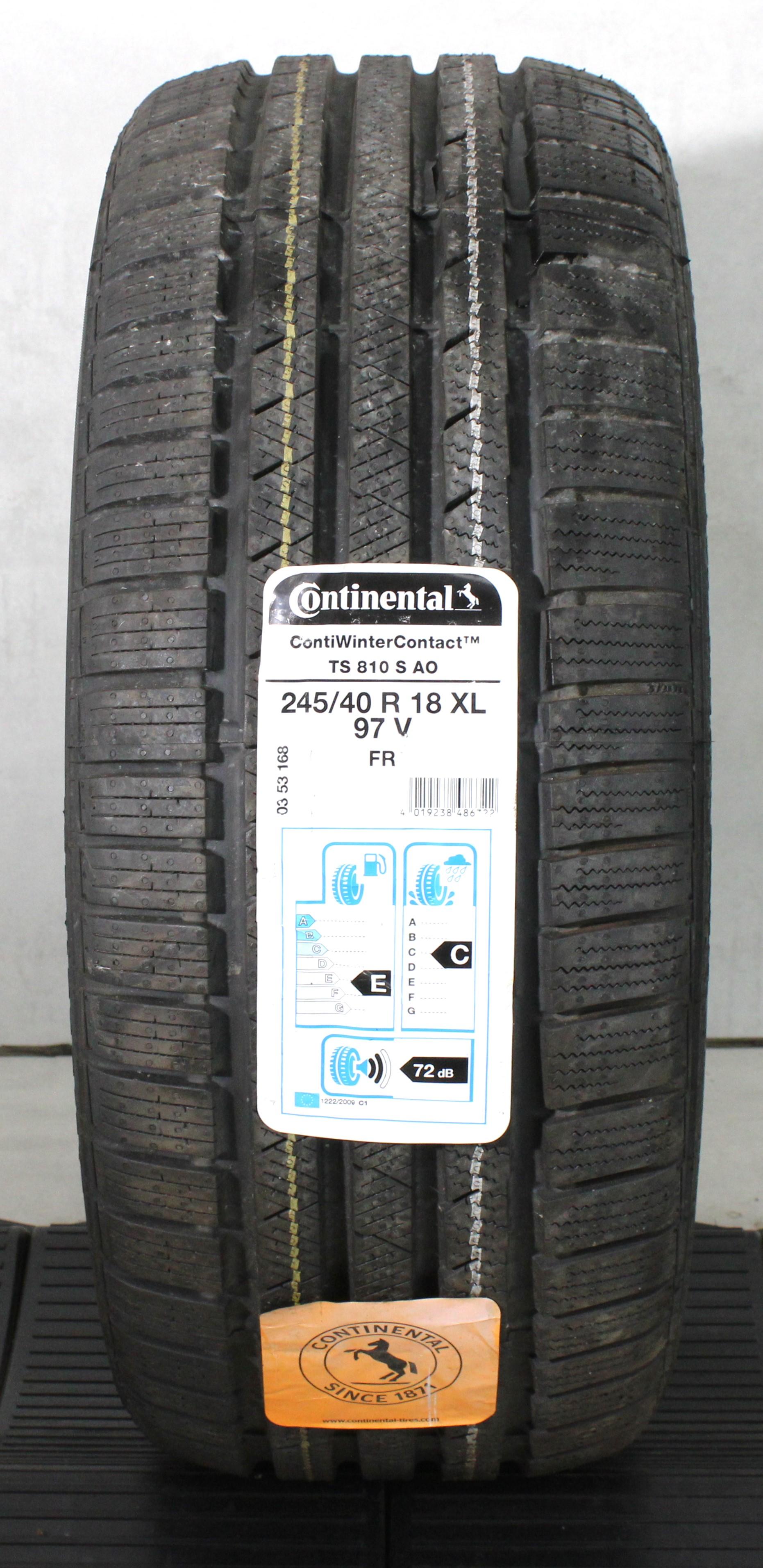 1 x 245/40R18 97V Winterreifen Continental Winter Contact TS810S AO NEU 2019 XL