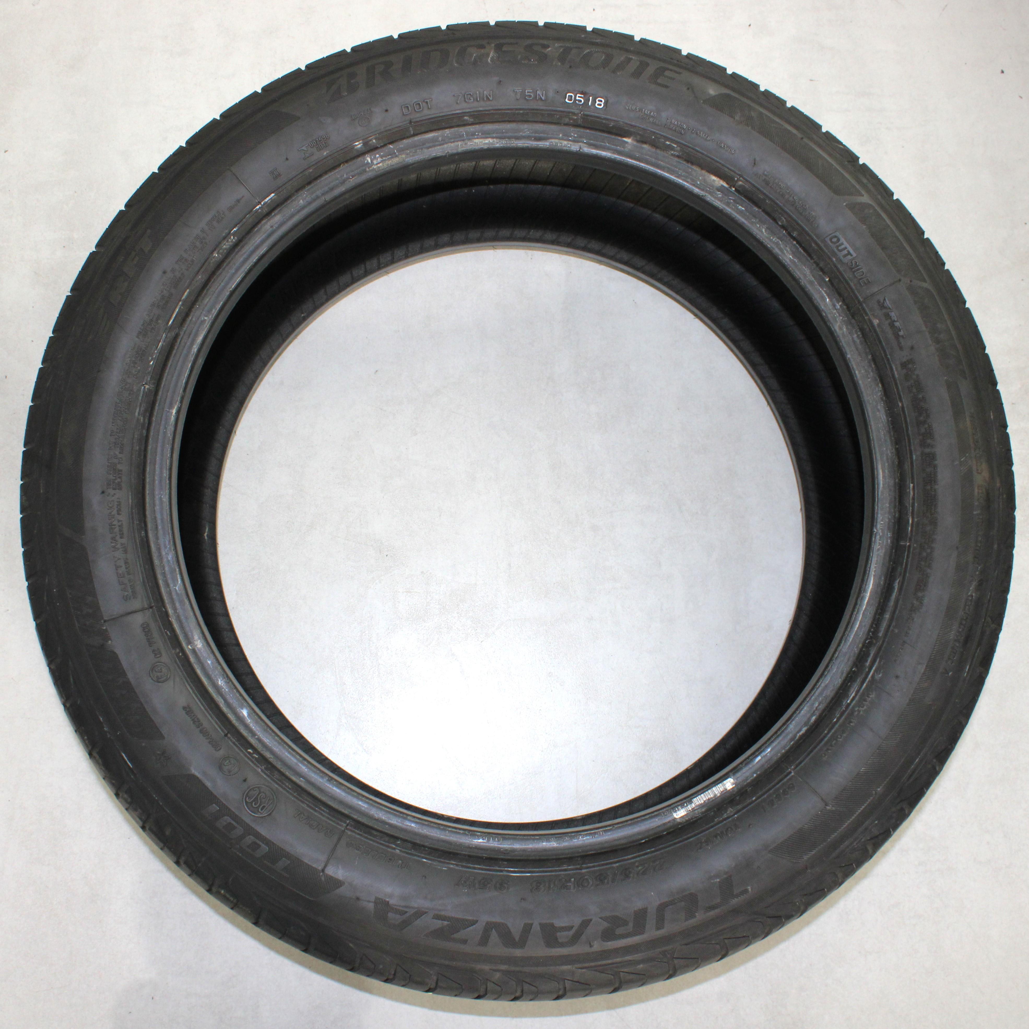 2 x 225/50R18 95W Sommerreifen Bridgestone Turanza T001 Runflat 4-4,5mm 2018 *