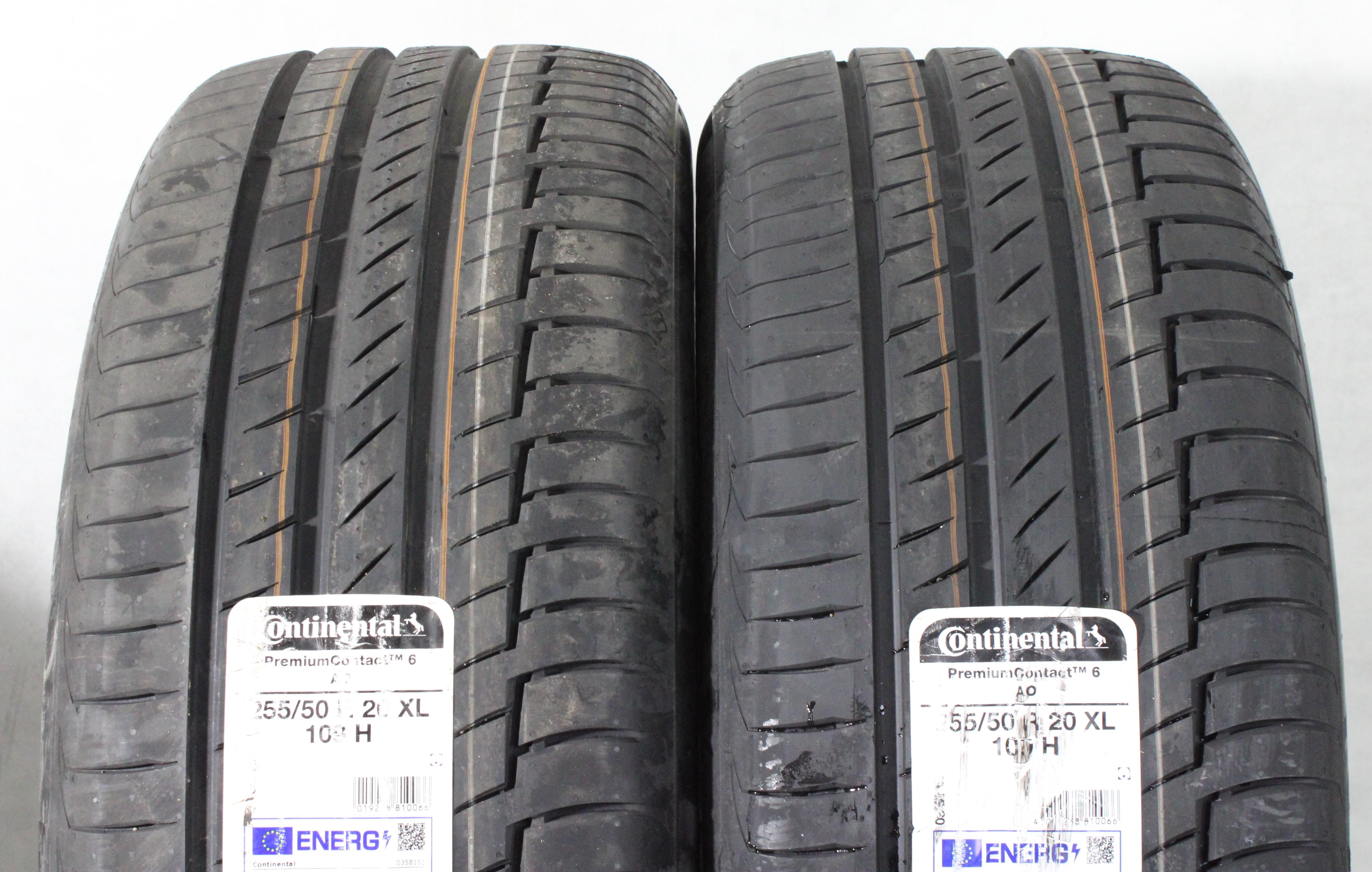 2 neumáticos de verano Continental Premium Contact 6 AO 2023, 255/50R20 109H, NUEVOS