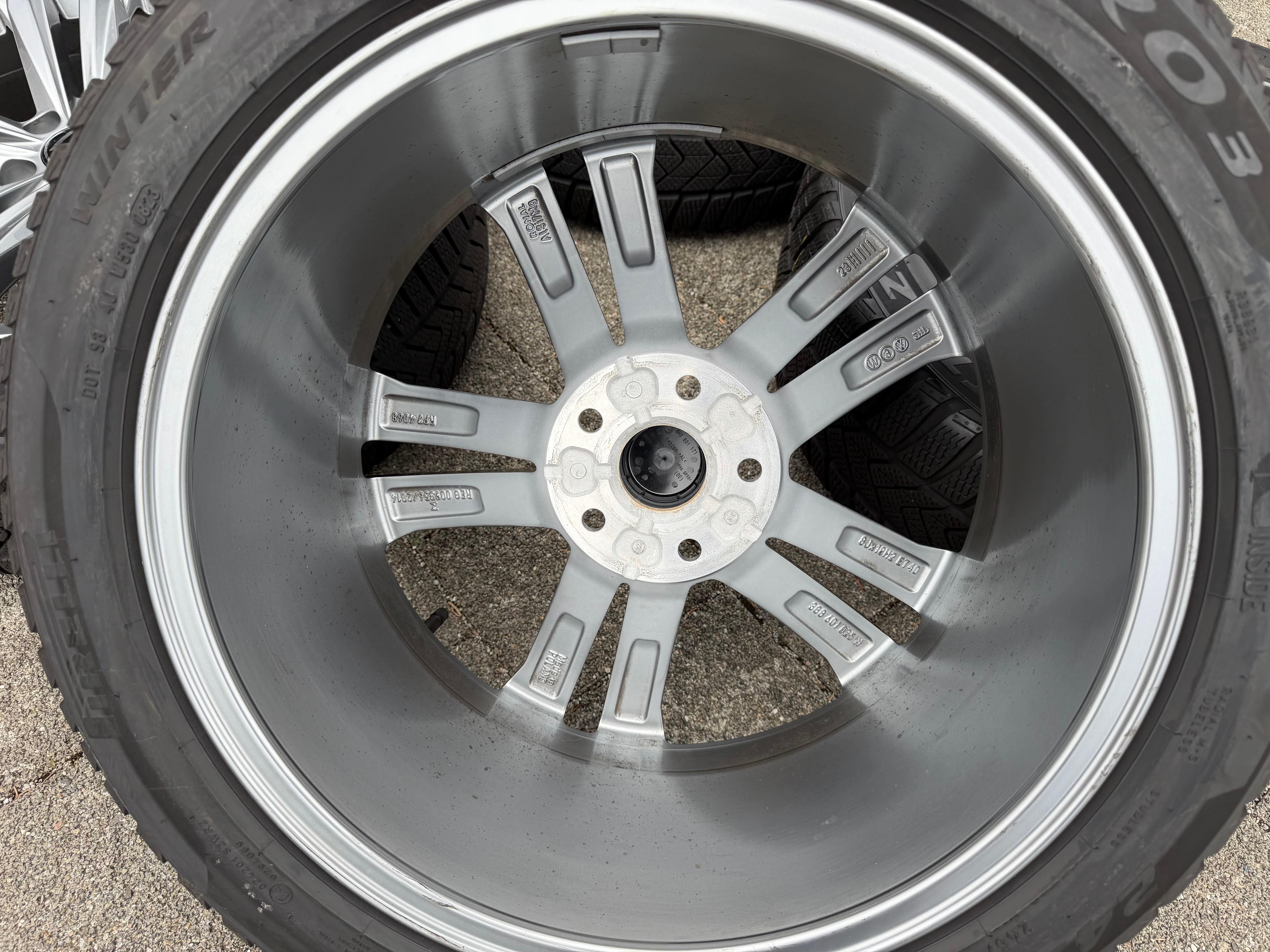 4 Original 18" Alu Winterräder VW Arteon 3H 3G B8 3G8601025N Sebring 245/45R18 96V