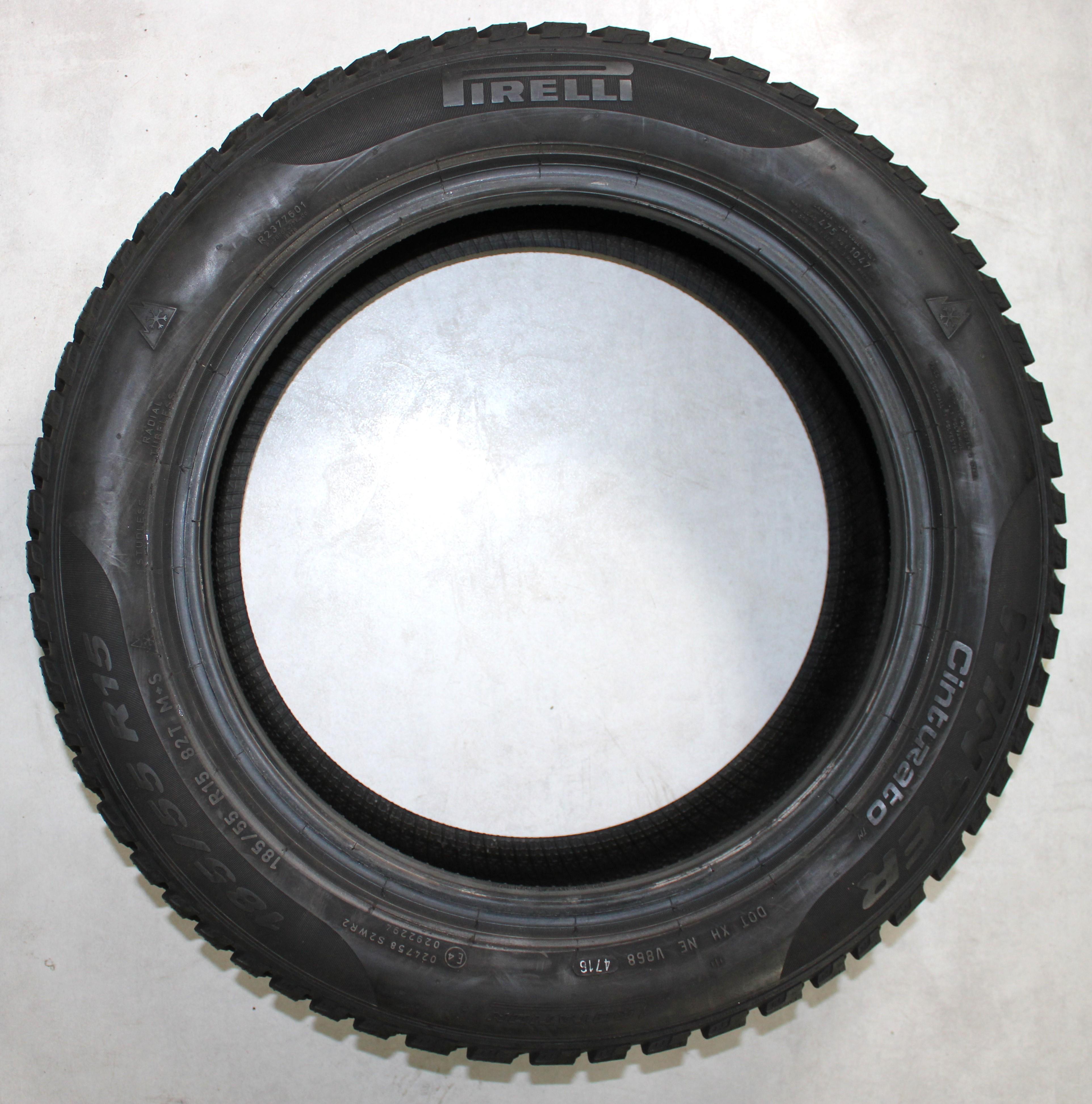 4 x 185/55R15 82T winterbanden Pirelli Winter Cinturato 7-7,5mm 1x2016/3x2017