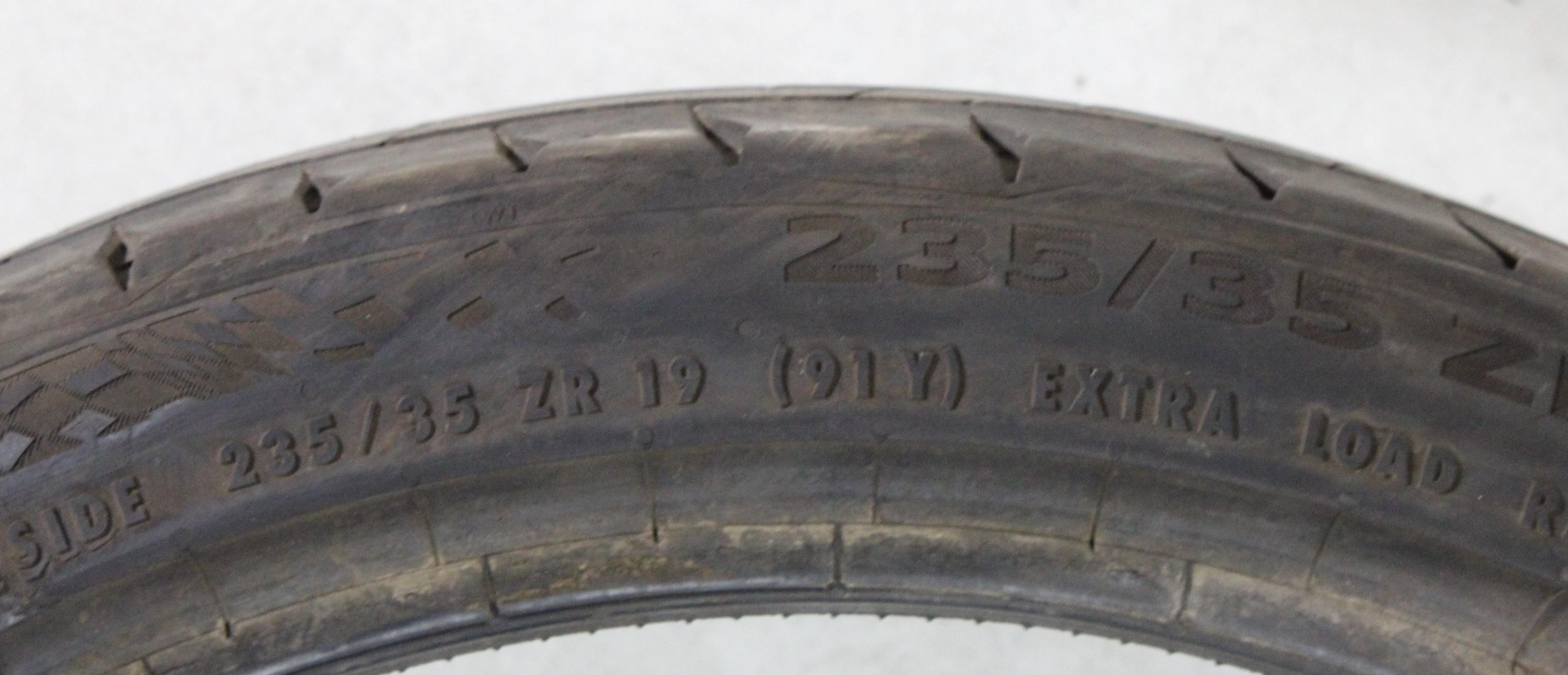 2 x 235/35R19 91Y Sommerreifen Continental Sport Contact 7 5-5,5mm 2023/2024 XL