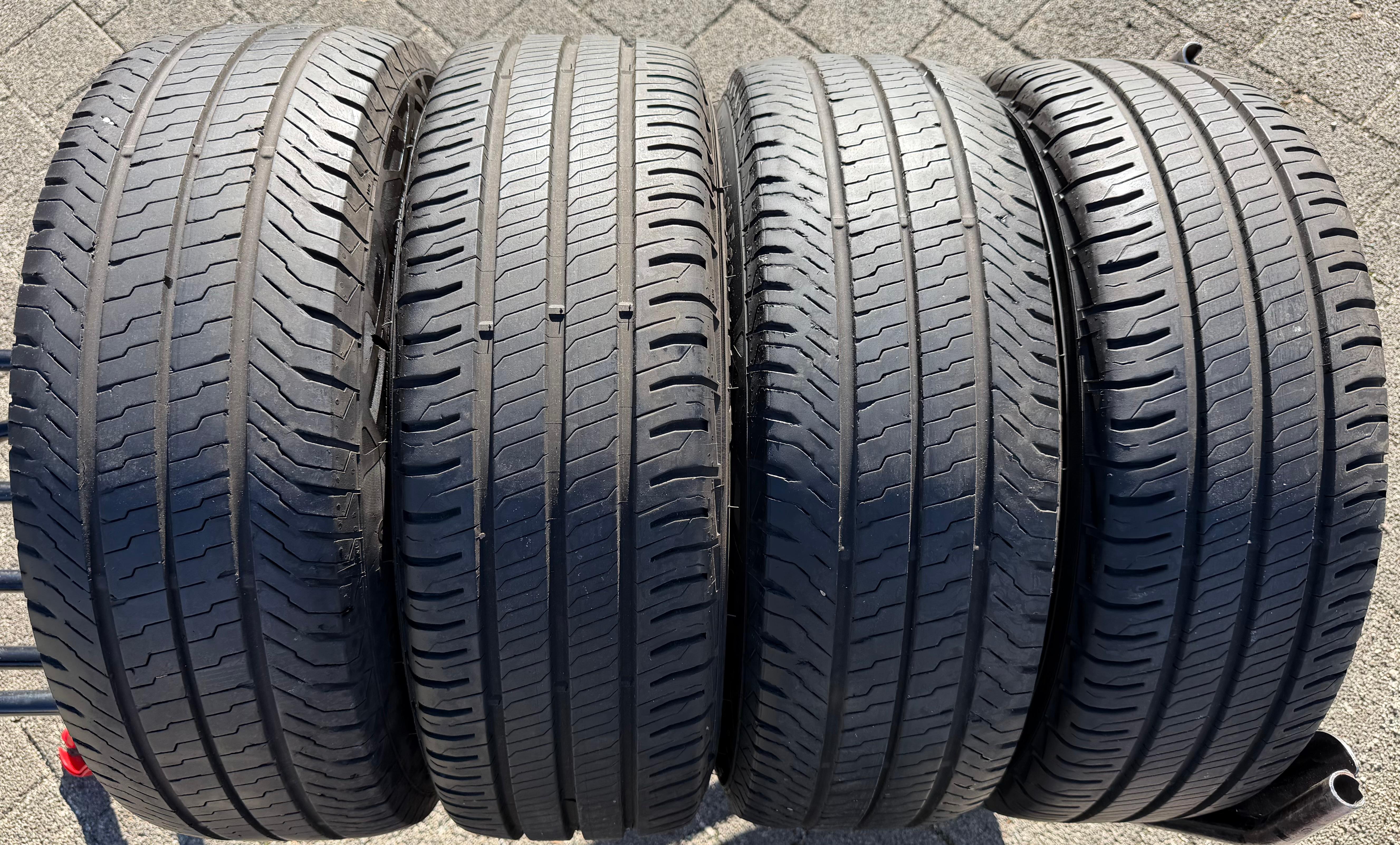 4 ruote estive in lega originali VW Bus T5 T6 T6.1 215/65R16C Clayton 7E0601025N