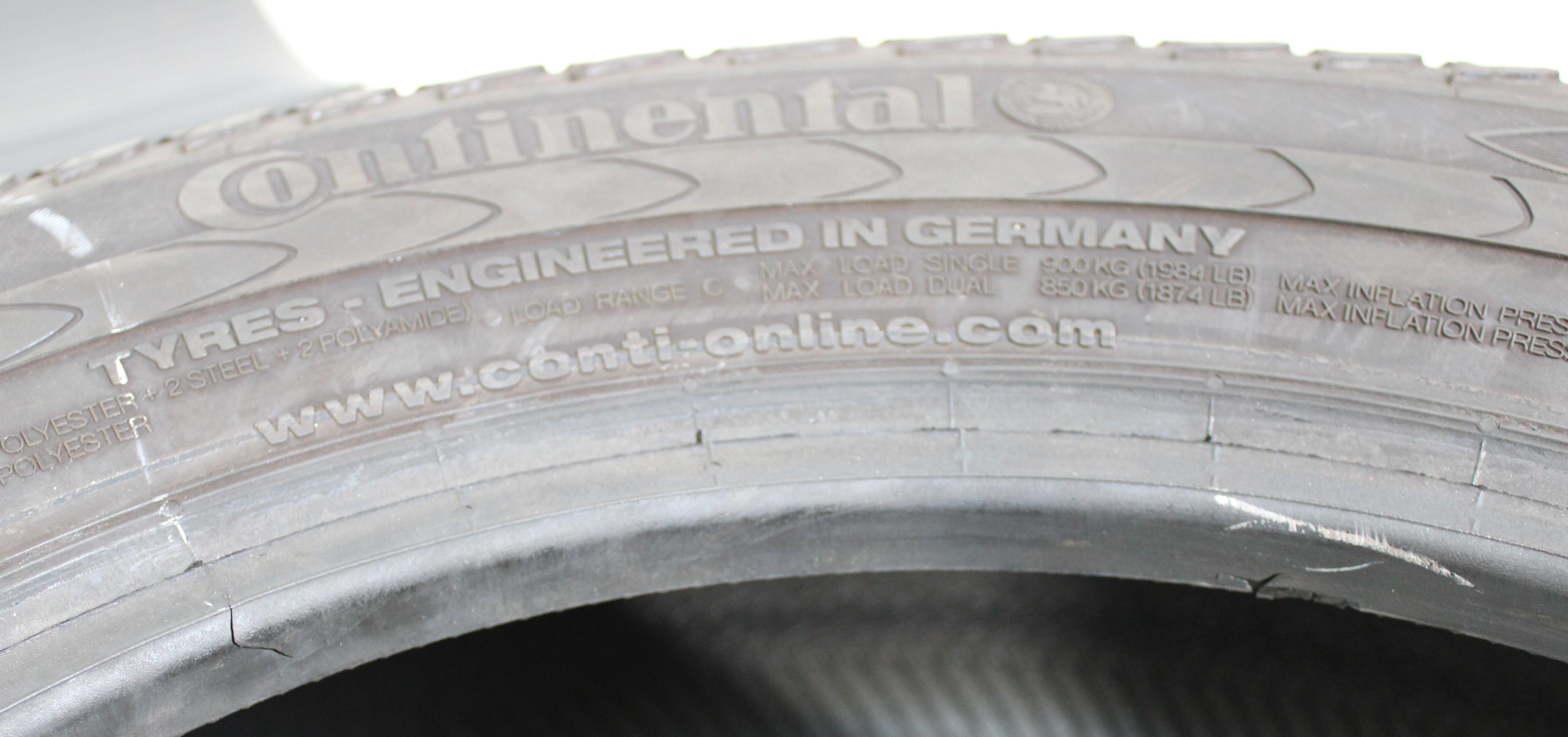 4 x 215/65R15C 104/102T Sommerreifen Continental Vacno 2 9-9,5mm 2018
