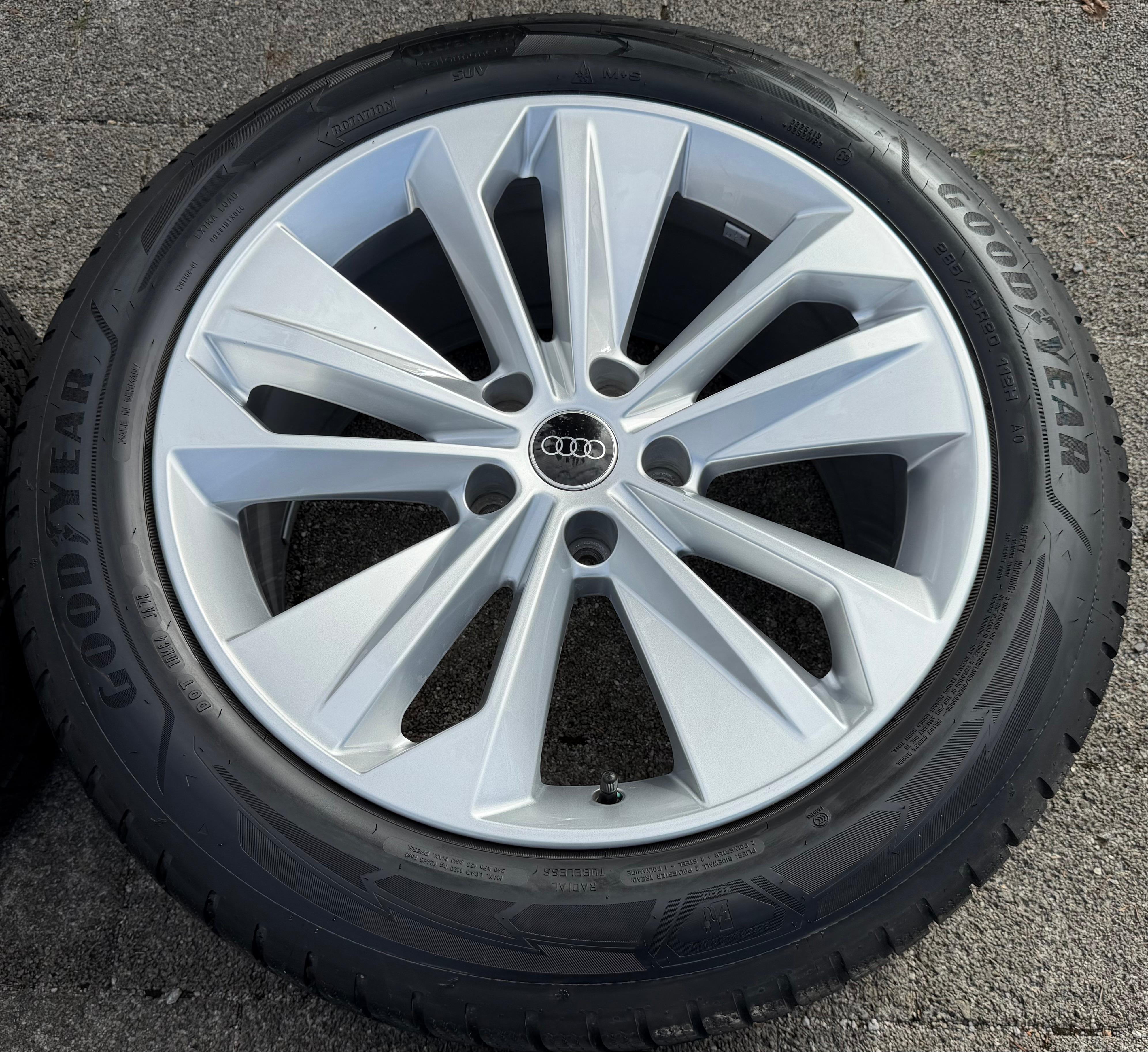 4 ORIGINAL ALU 20" WINTERRÄDER AUDI Q6 SQ6 E-TRON GF 255/50R20 109V 285/45R20 112V