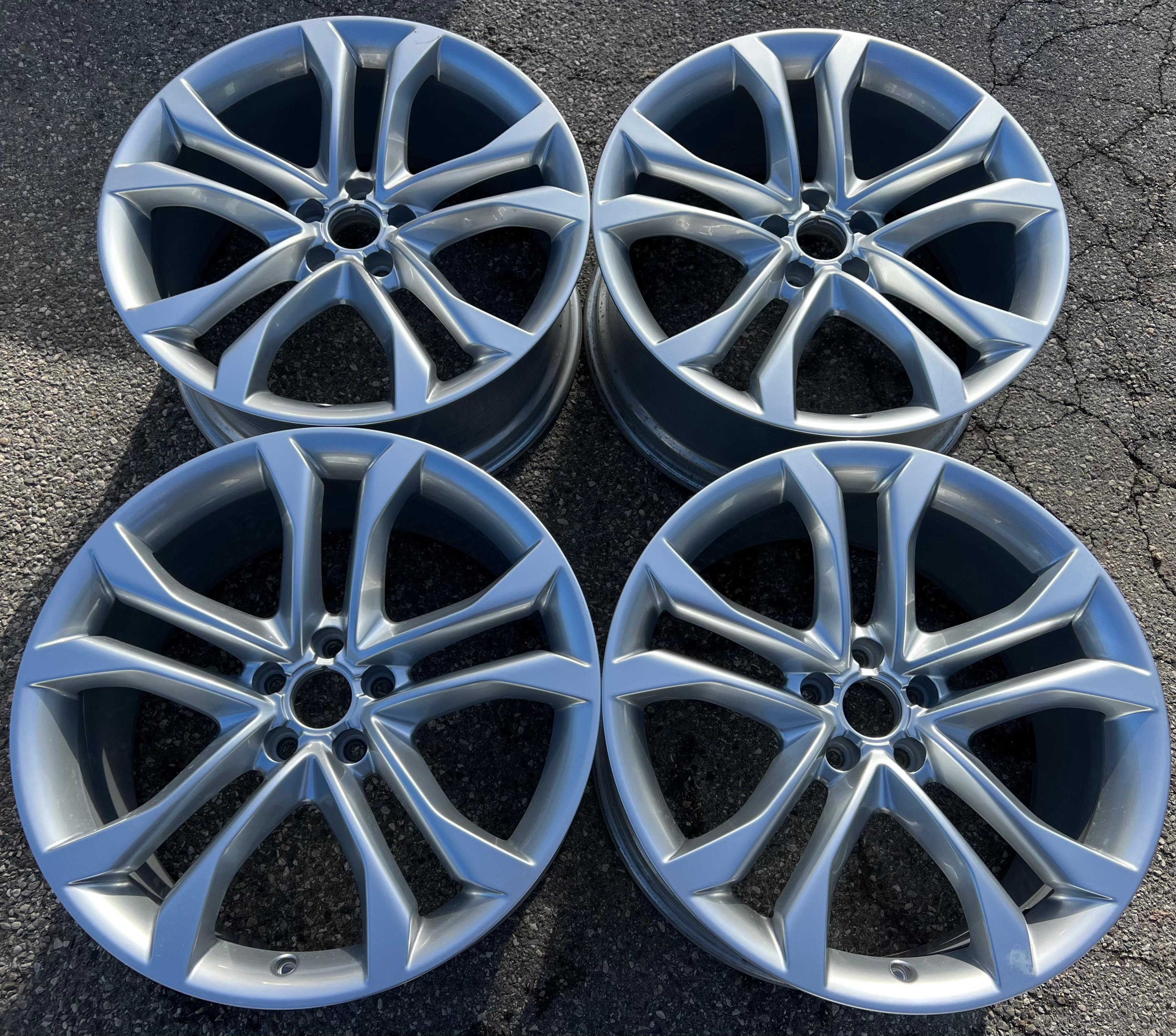 4 RUOTE ORIGINALI IN ALLUMINIO DA 20" AUDI A8 4H 4H0601025BL 9x20 ET37 FREIHAUS
