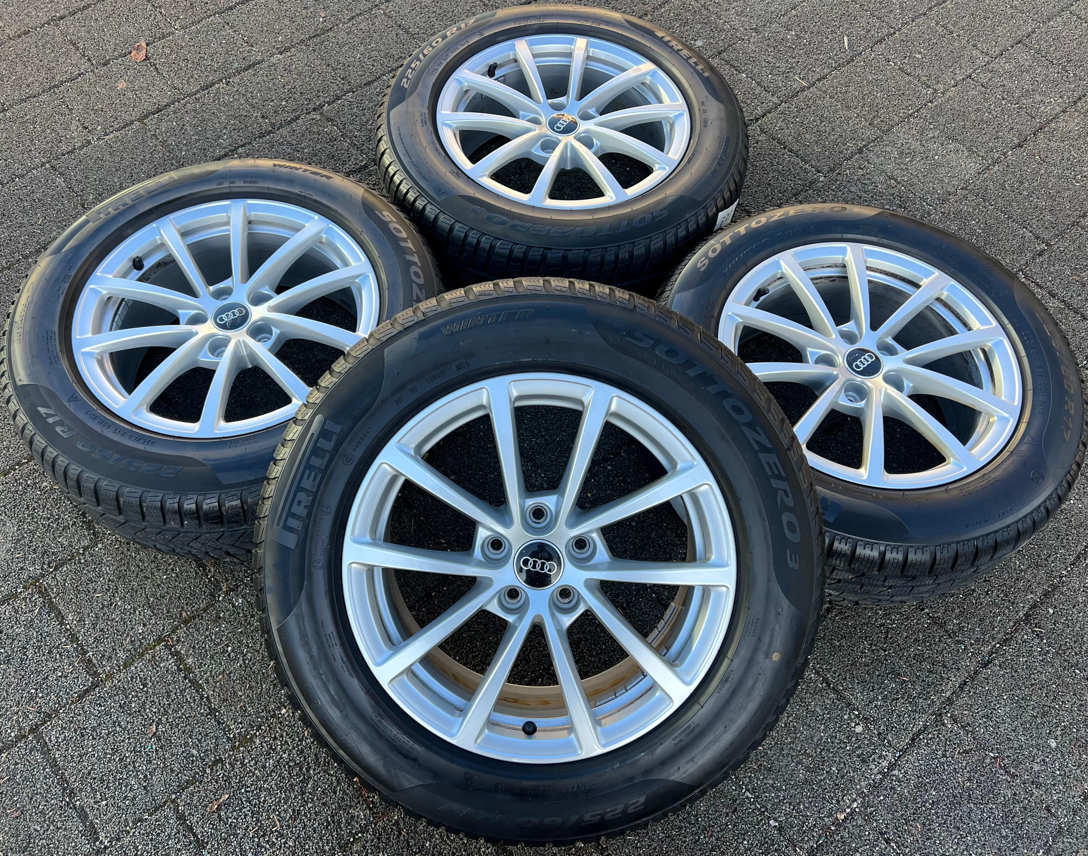4 jantes alu d'origine 17" pour Audi A6 + Avant 4K F2 C8 4K0601025 7,5x17 ET36