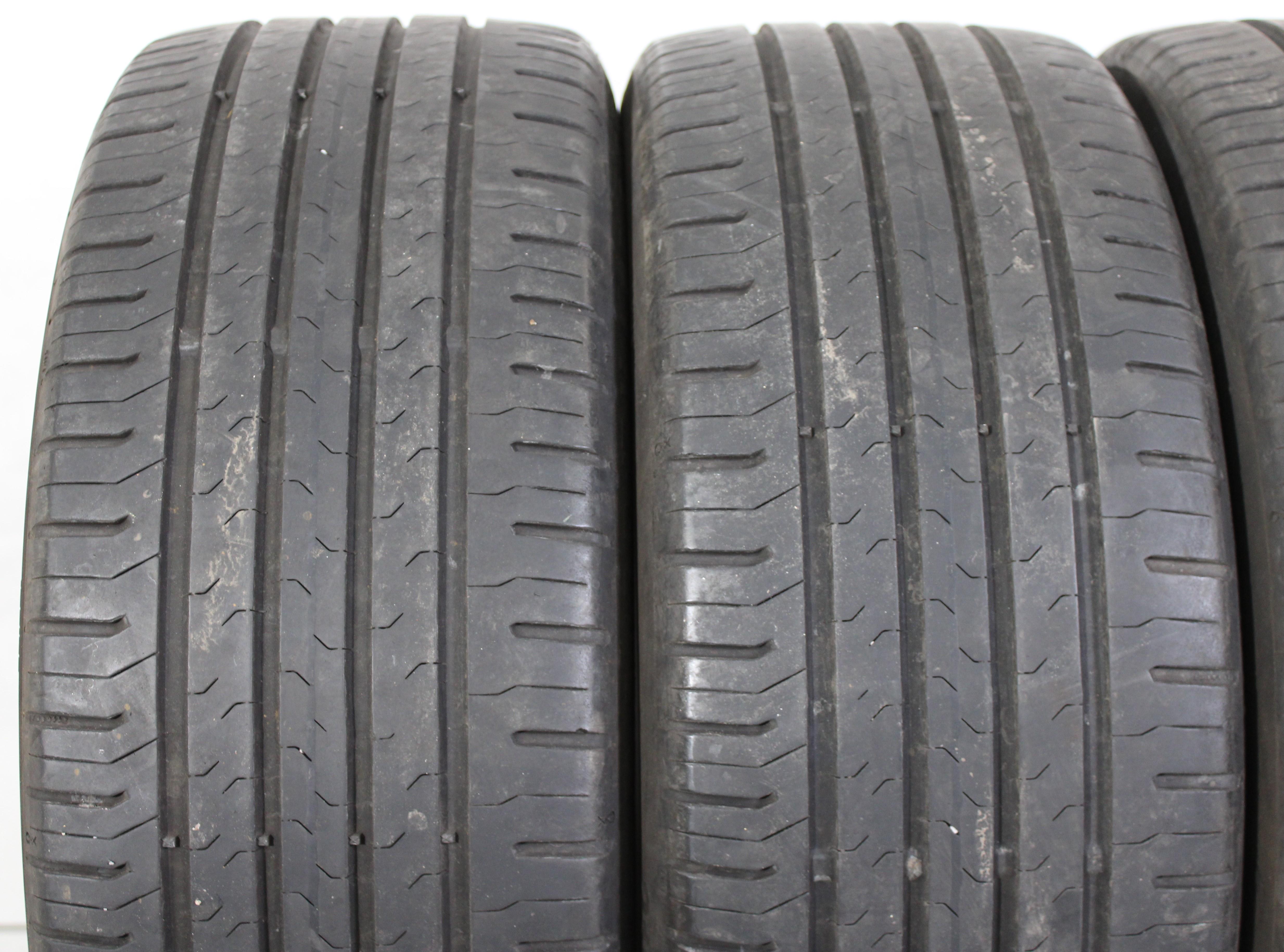 4 x 215/45R17 87V Sommerreifen Continental  Eco Contact 5 5,5-6mm 2015