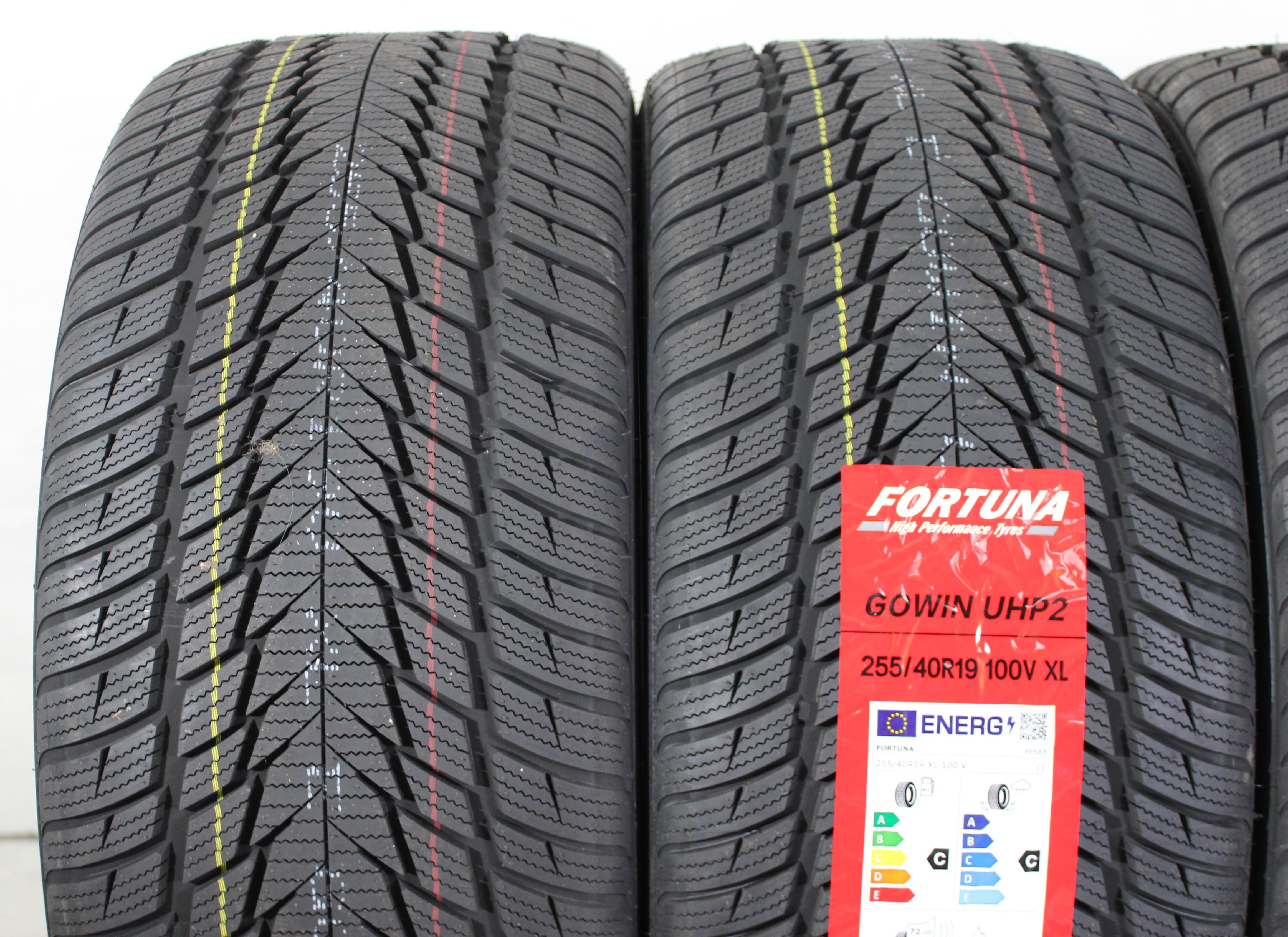 4 x 255/40R19 100V Pneus d'hiver Fortuna GoWin UHP2 2024 XL NOUVEAU franco domicile
