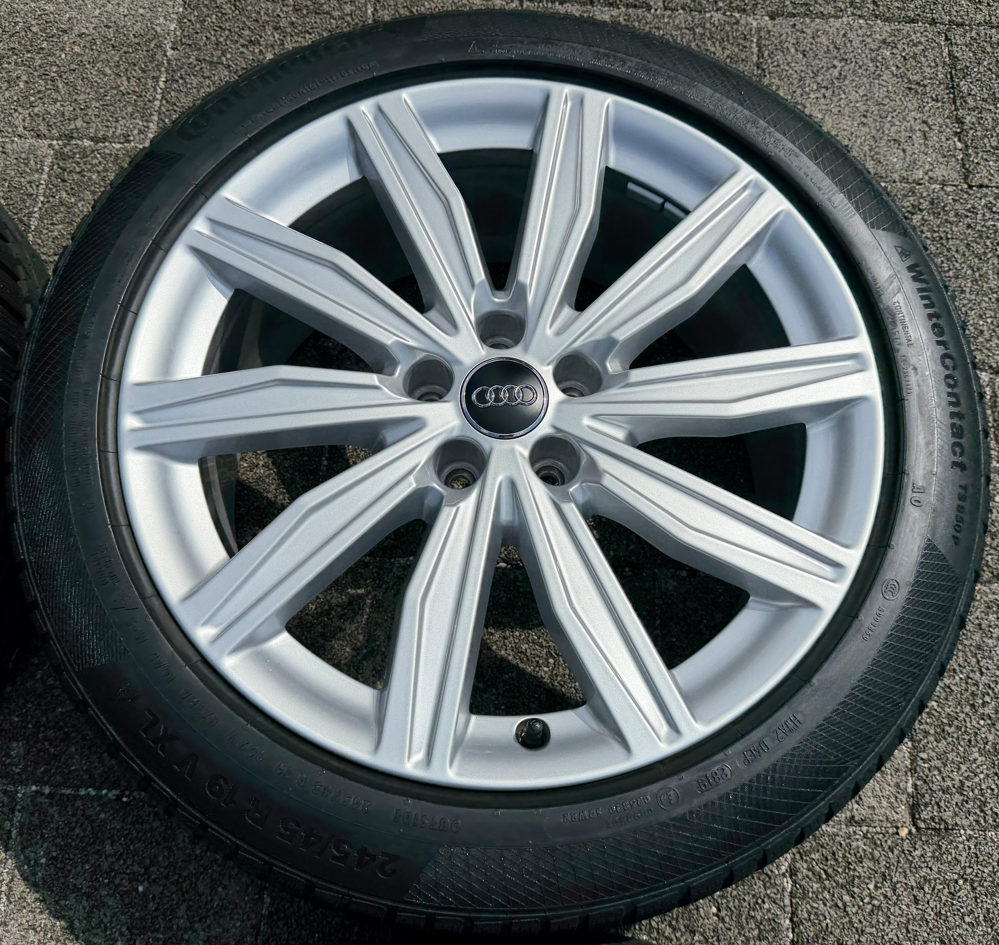 4 llantas de aluminio originales de invierno de 19" para Audi A6 S6 C8 4K 4K0601025M 245/45R19 102V