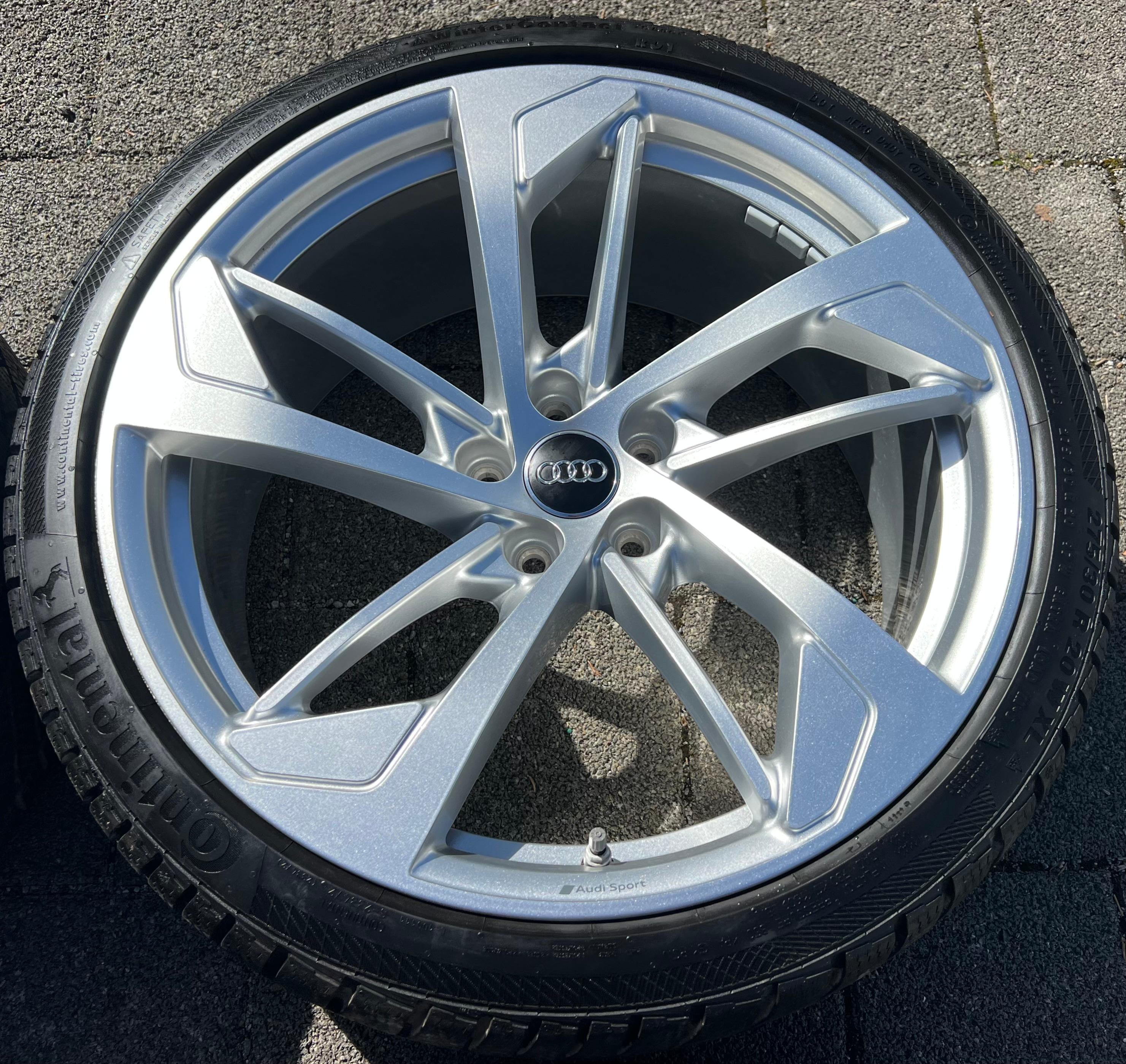4 LLANTAS DE ALEACIÓN ORIGINALES DE 20" PARA INVIERNO AUDI RS4 RS5 8W 275/30R20 97W 8W0601025CN ENVÍO GRATUITO