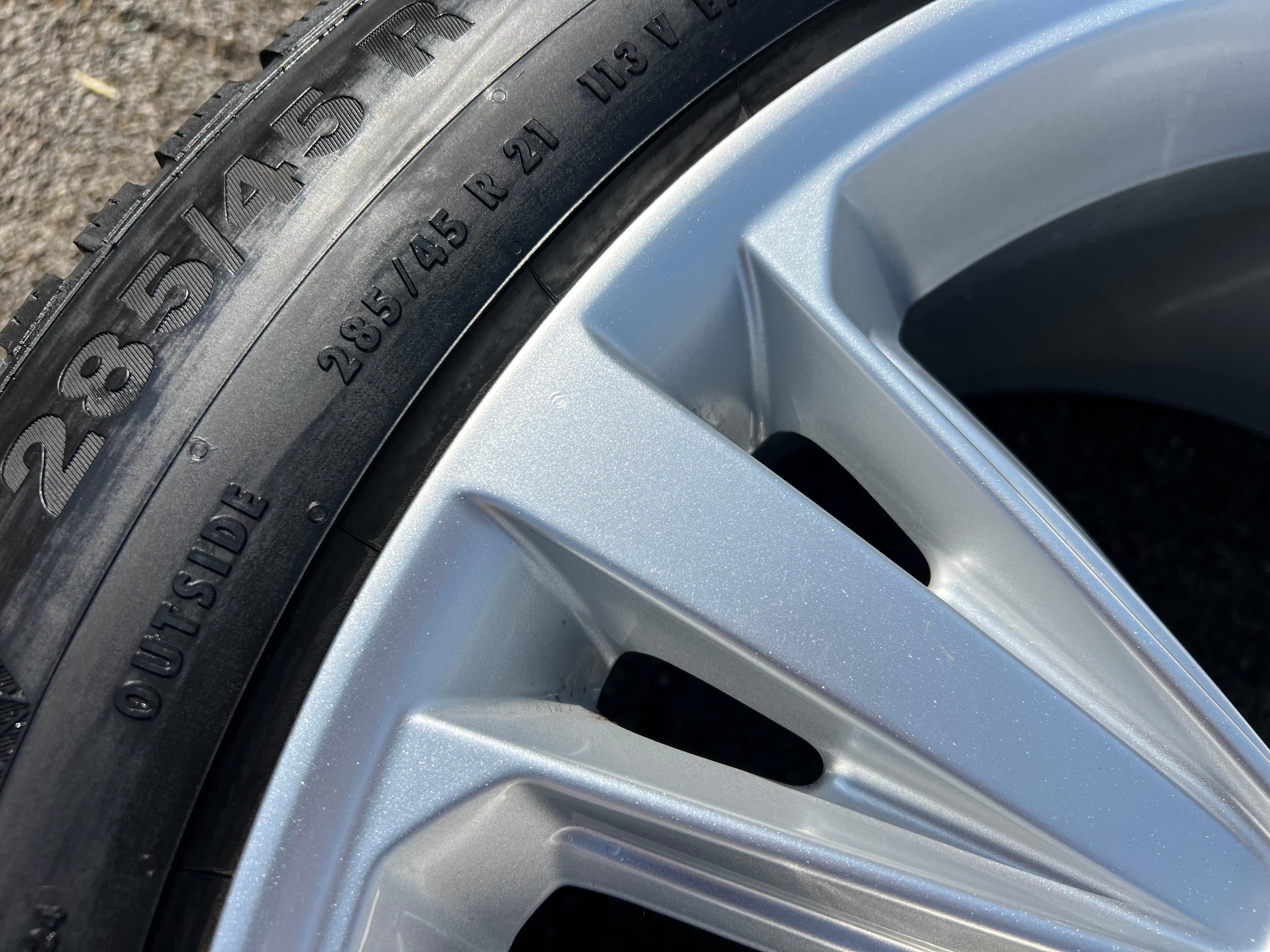 4 ORIGINAL 21" ALU WINTERRÄDER AUDI Q8 SQ8 4M 4M8601025H 285/45R21 113V CONTINENTAL FREIHAUS