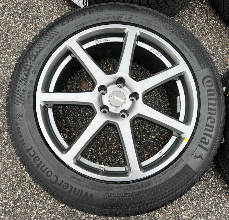 4 ROUES D'HIVER ALU 19" AUDI Q4 FZ SKODA ENYAQ NY VW ID.4 ID4 E2 CONTINENTAL 2022