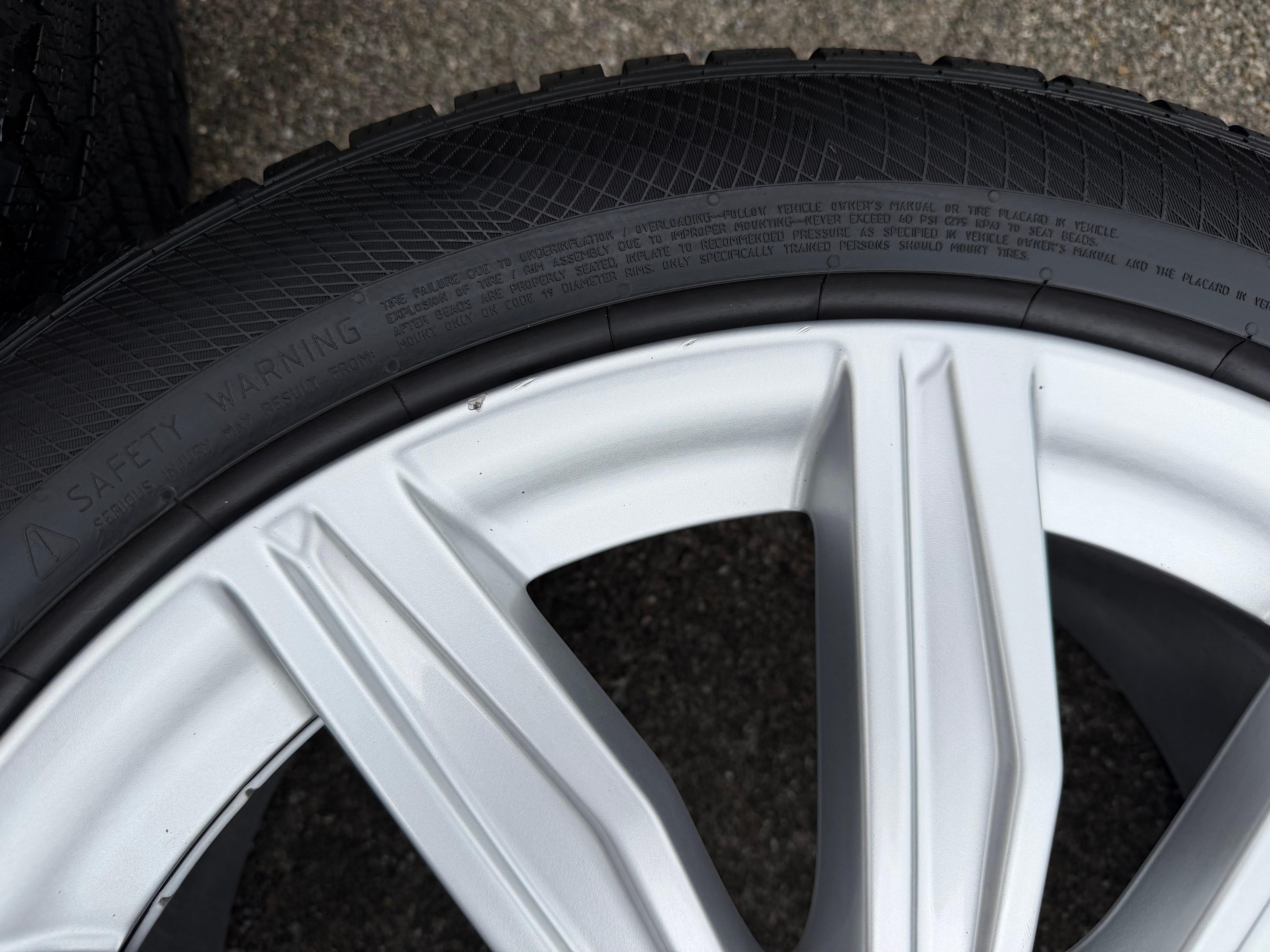 4 roues hiver complètes en aluminium d’origine 19" Audi A6 S6 C8 4K 4K0601025M 245/45R19 102V RDKS