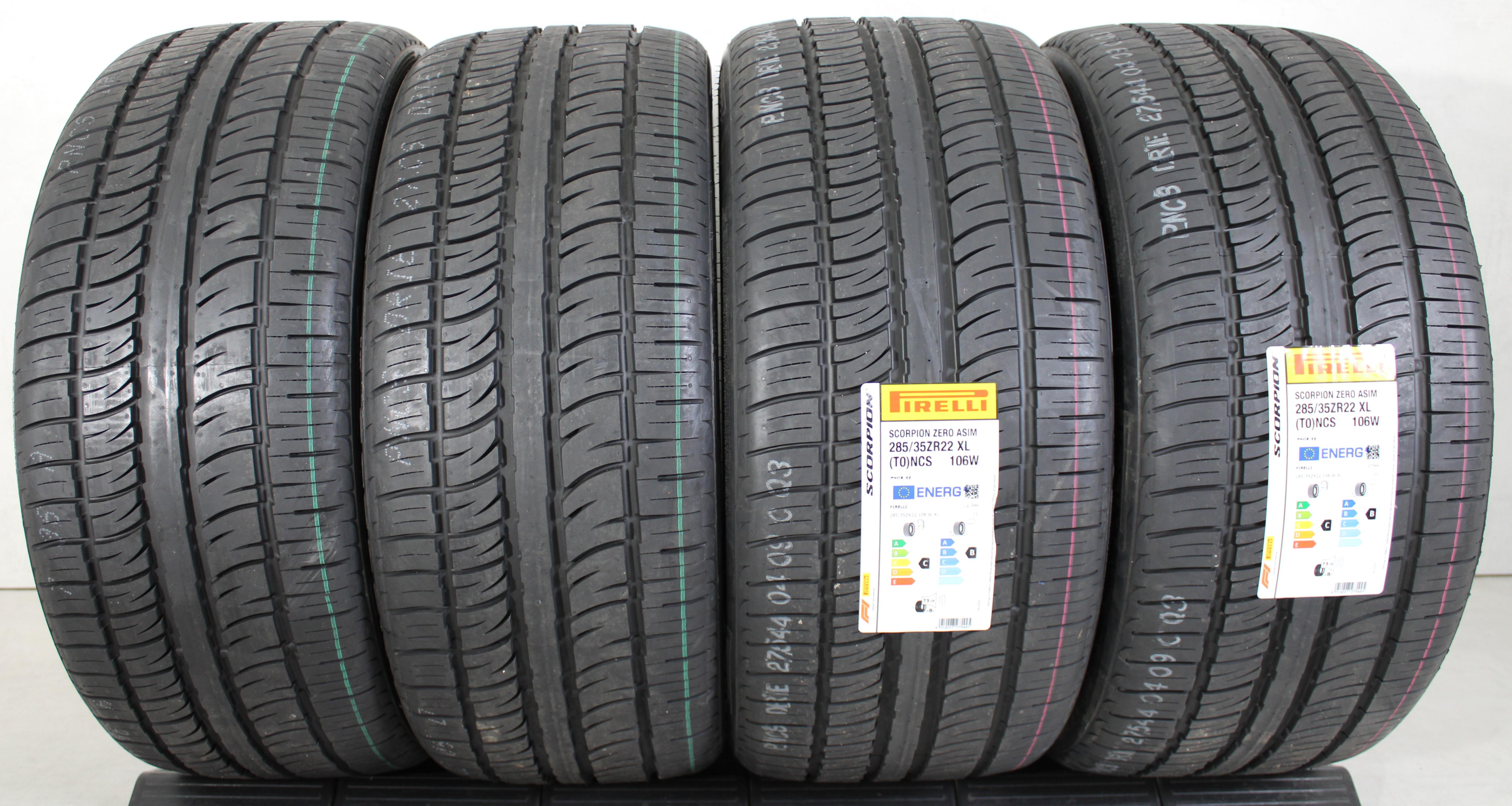 2x 265/35R22 102W 2x 285/35R22 106W pneumatici estivi Pirelli Scorpion Zero PER TESLA