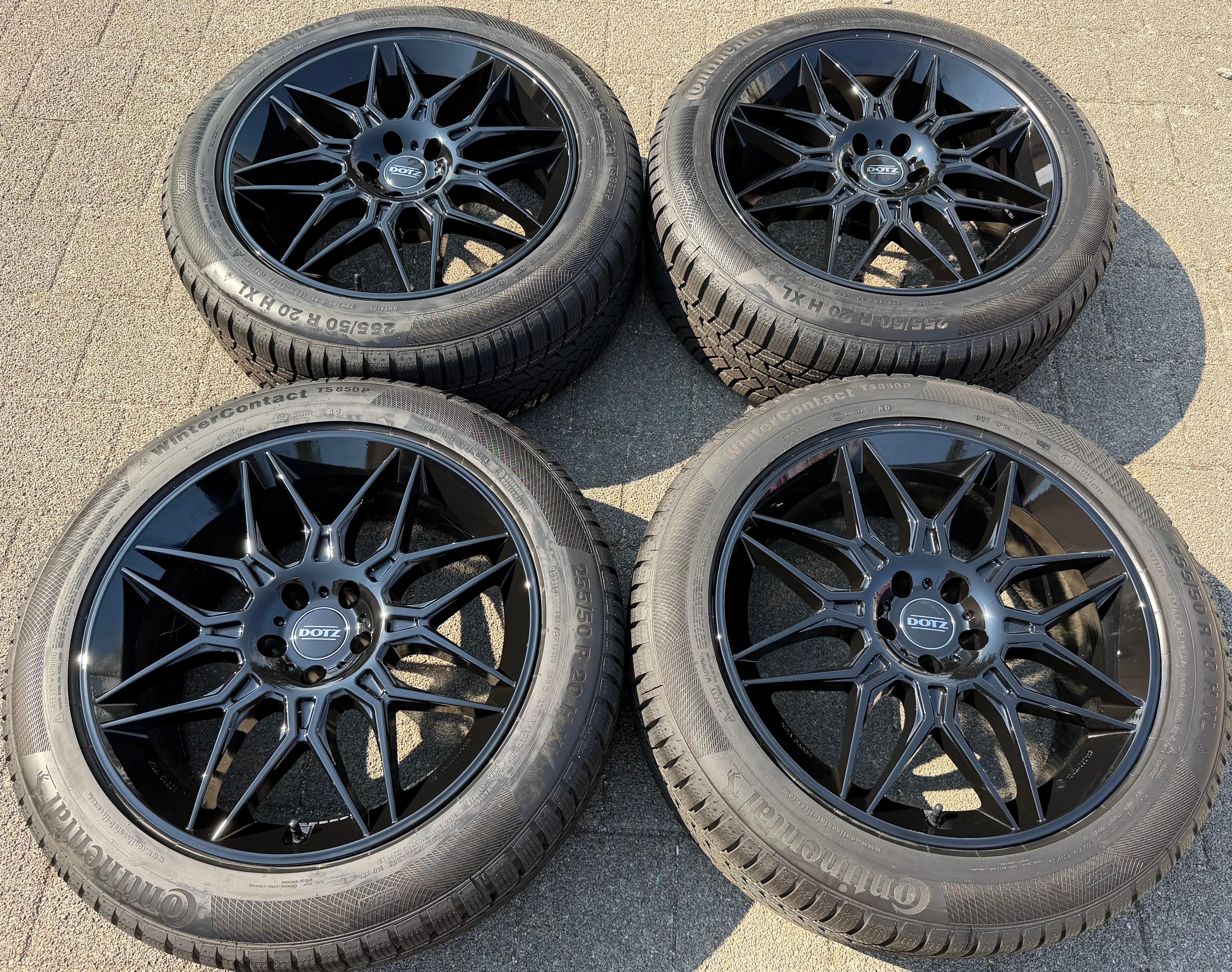 4 Alu 20" Winterräder Audi E-Tron Q8 GEN Q7 II 255/50R20 109H Continental
