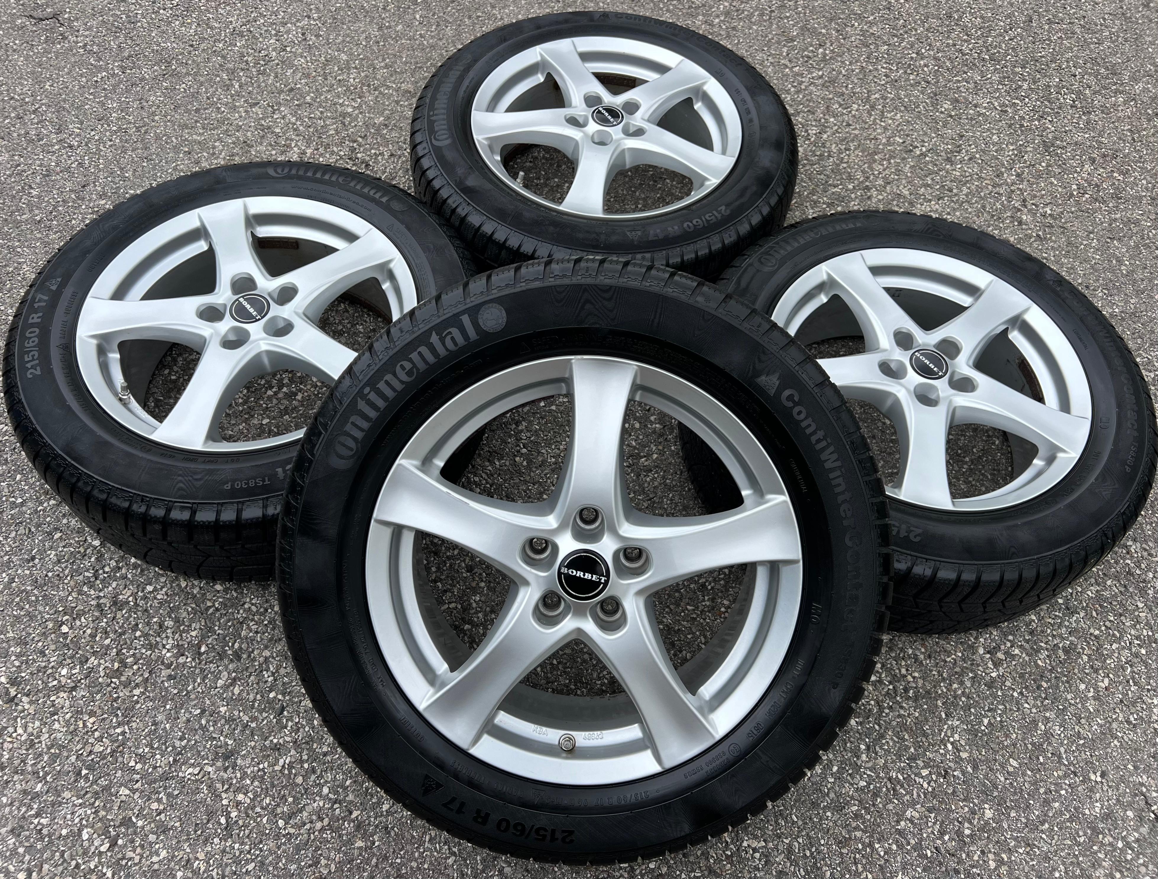 4 ALU WINTERRÄDER MERCEDES GLA 245G 215/60R17 96H RDKS FREIHAUS