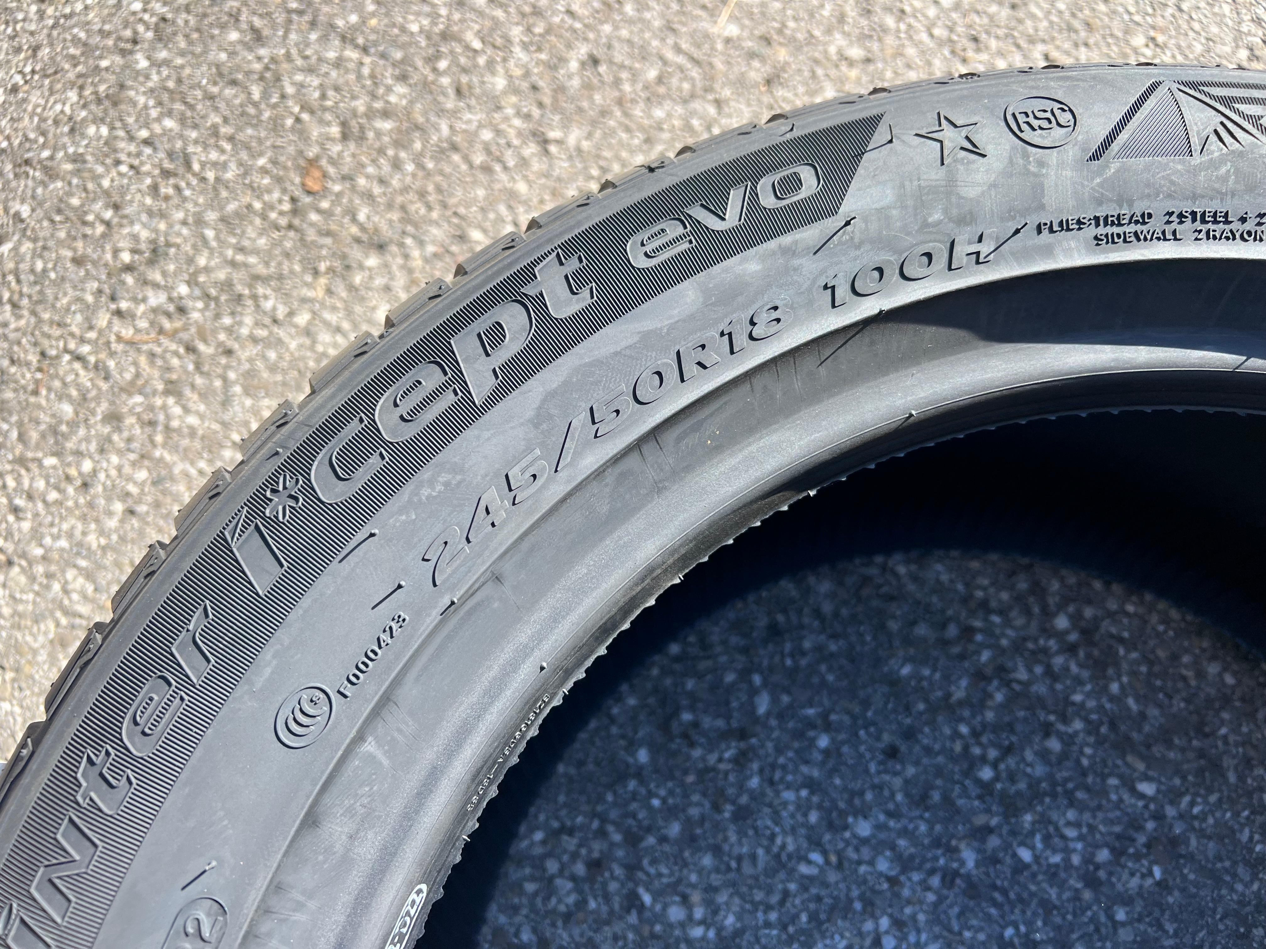 1 x 245/50R18 100H Winterreifen Hankook Winter I*Cept Evo 2 Runflat 2022 * NEU FREIHAUS