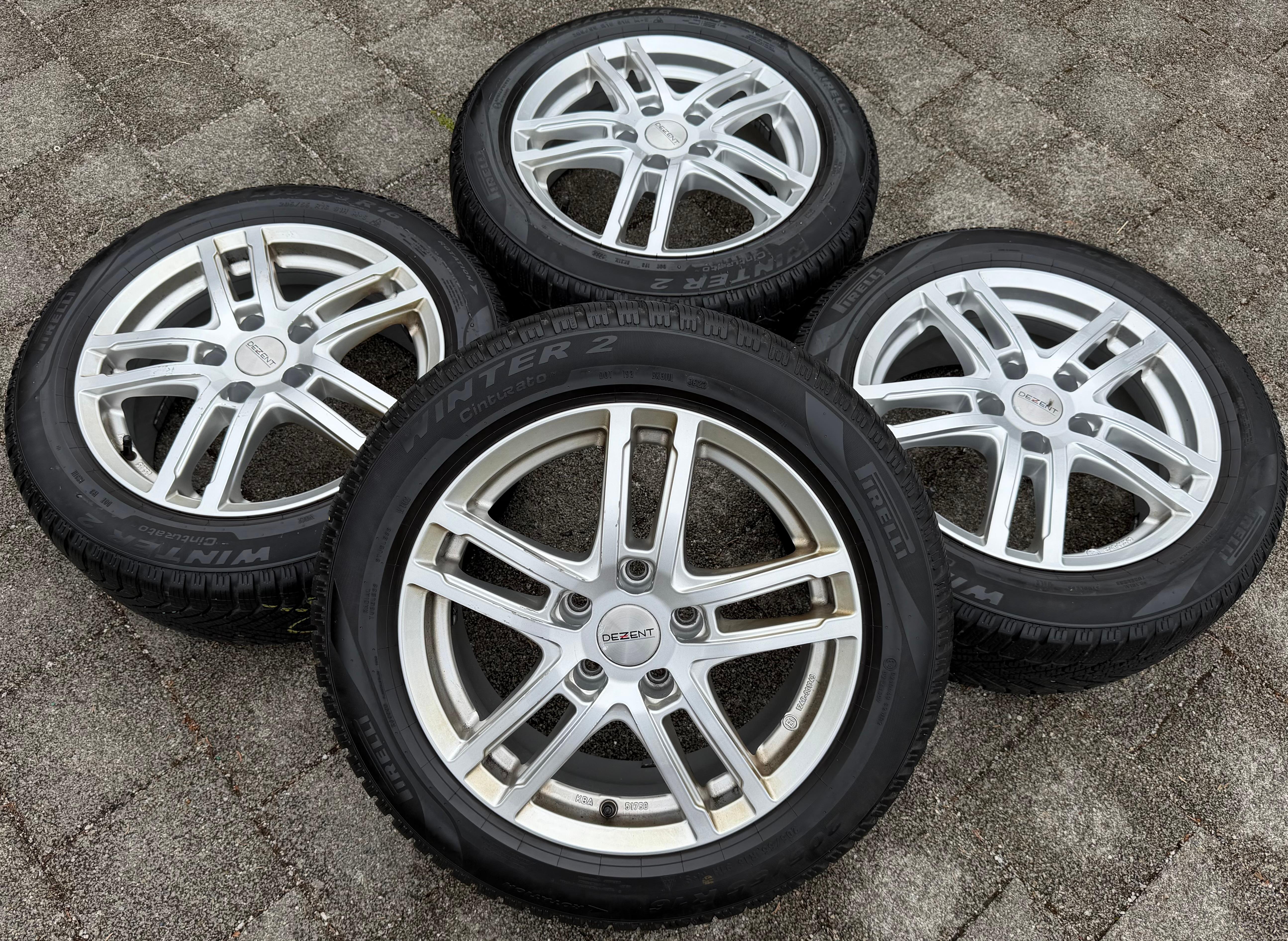 Aluminium winterwielen voor Audi A3, Seat Leon, Škoda Octavia, VW Caddy, Golf 7 en 8, Passat en Touran