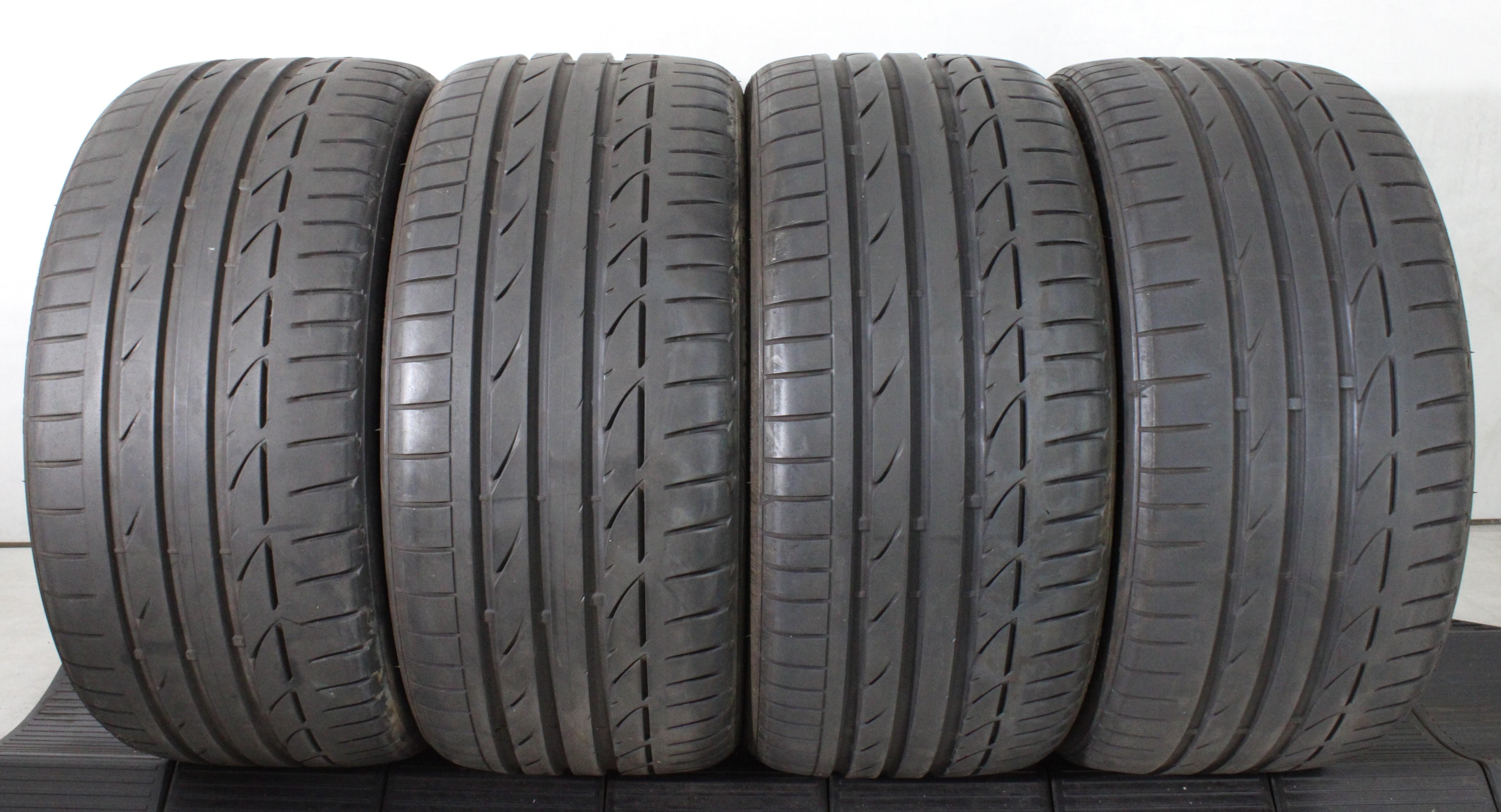 4 x 255/35R19 96Y Sommerreifen Bridgestone Potenza S001 2x4,5-5mm/2x6-6,5mm 2021 XL