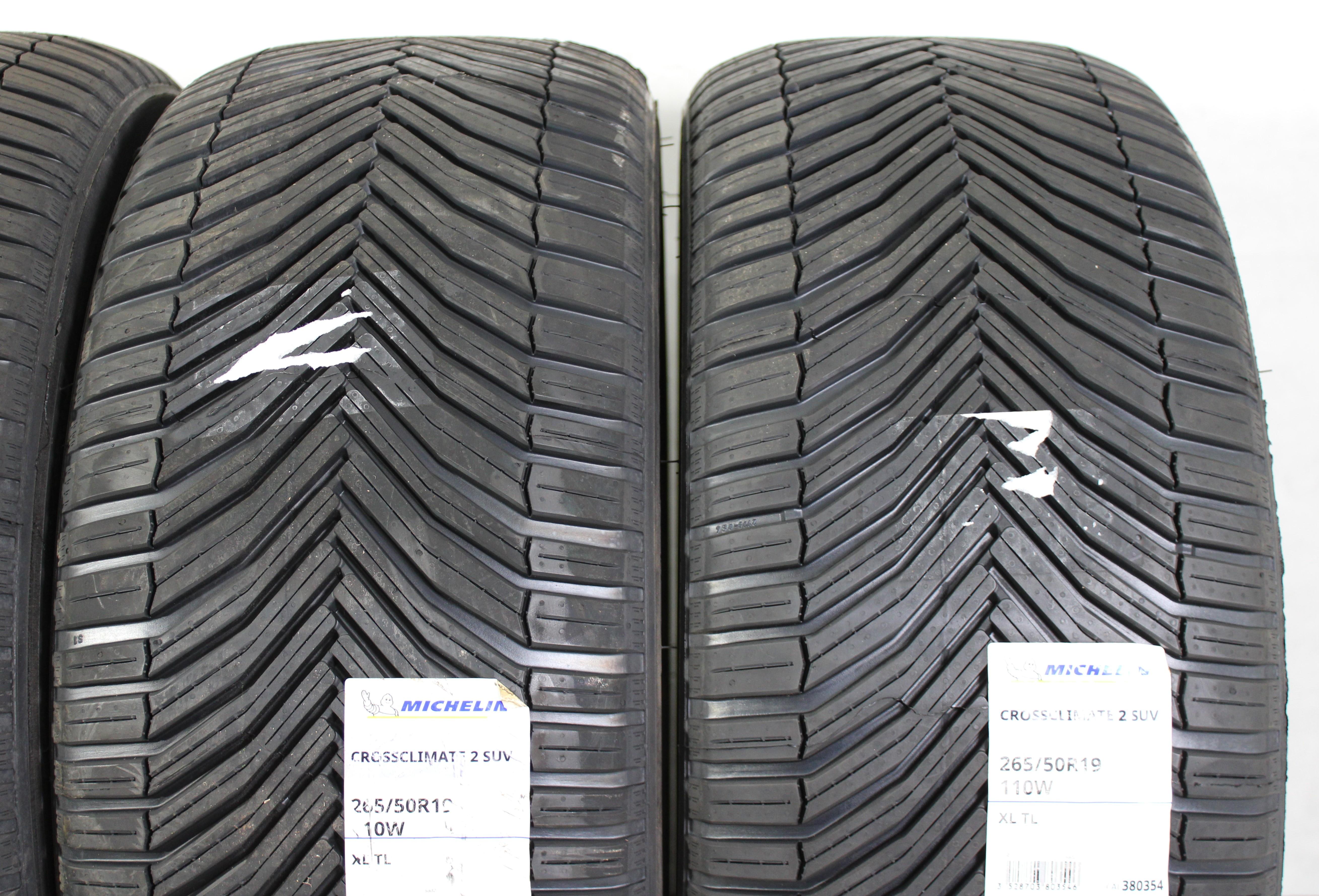 4 x 265/50R19 110W pneus toutes saisons Michelin Cross Climate 2 SUV 2023 XL