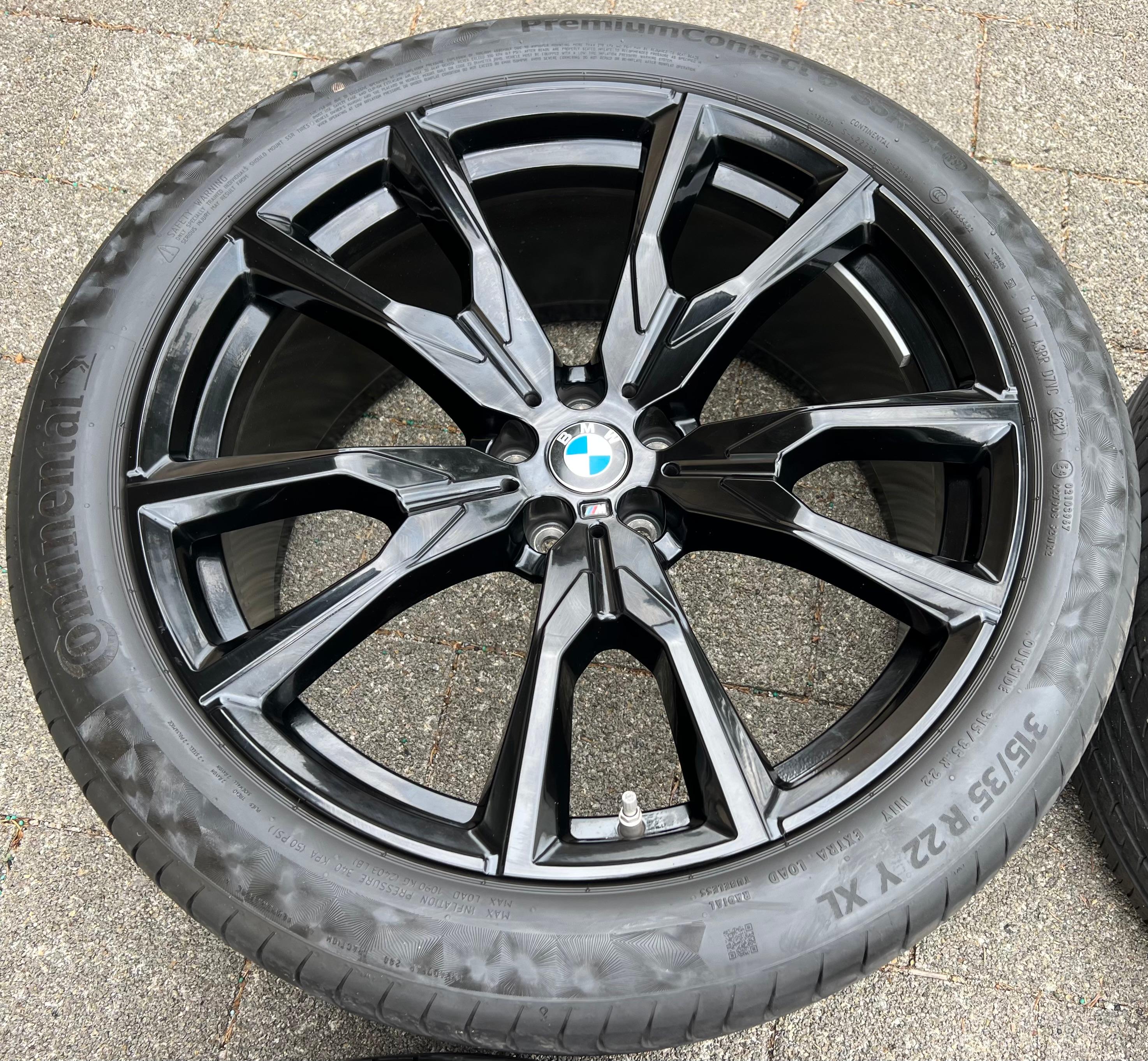 4 ORIGINELE 22" ALU SOMMER-VELGEN BMW X7 G07 STYLING 755M 275/40R22 315/35R22 RDKS
