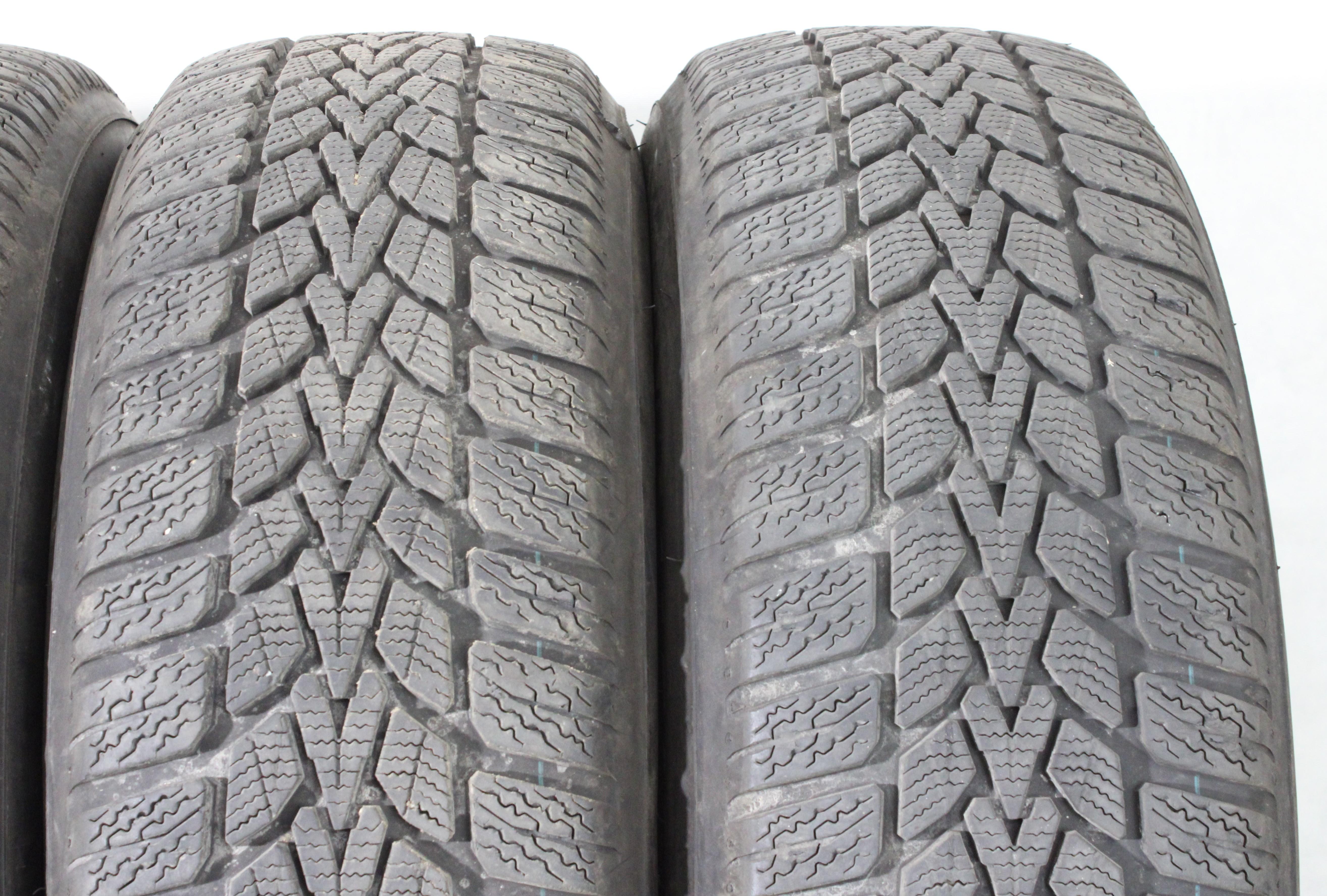 4 x 195/65R15 91T Winterreifen Dunlop Winter Response-2 2x6mm/2x7mm 2020