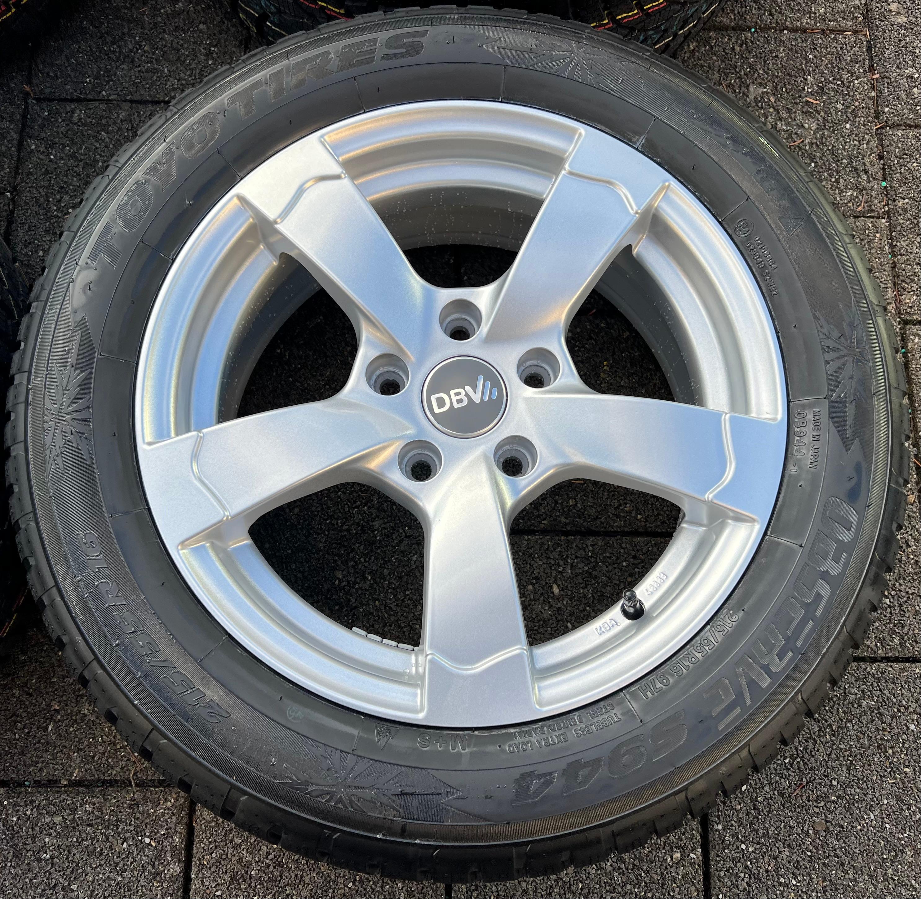 4 ALU WINTERRÄDER AUDI A4 8E SKODA YETI 5L VW PASSAT 3C EOS SHARAN 215/55R16 97H