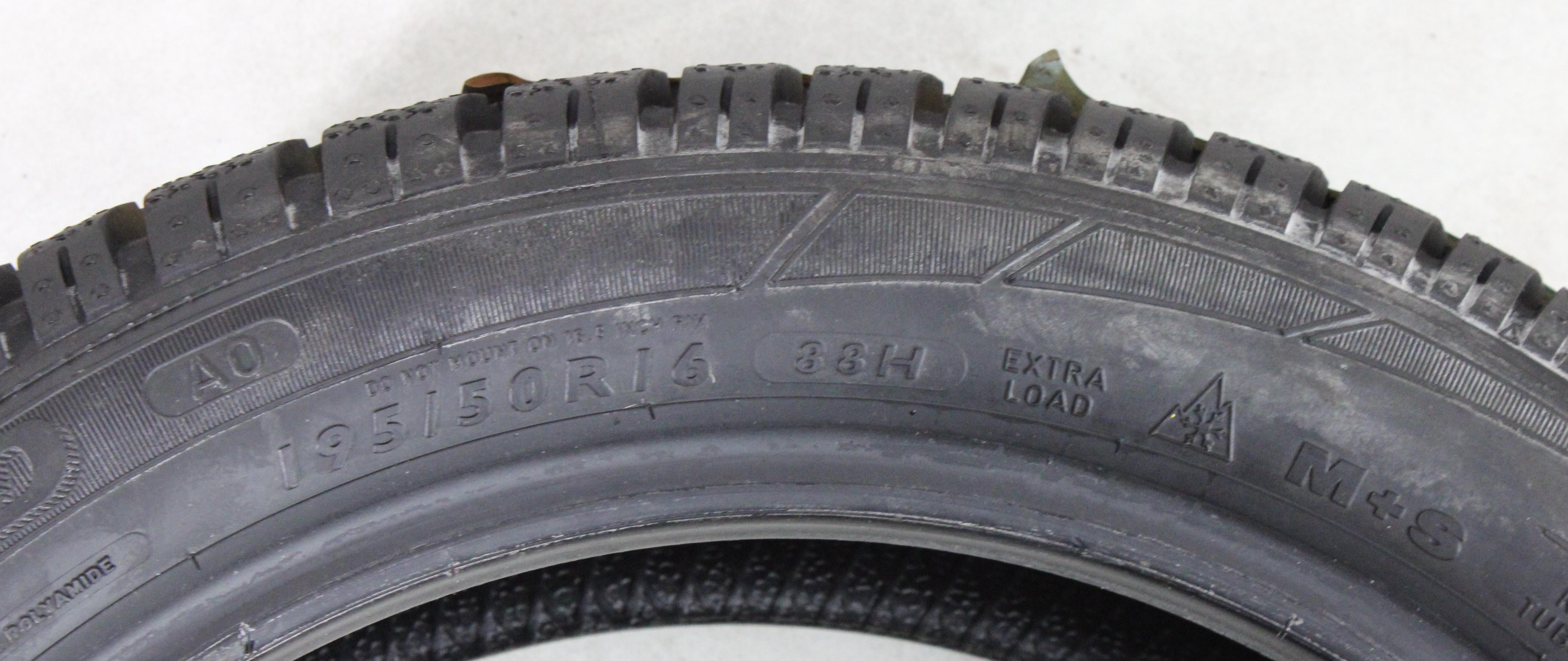 1 x 195/50R16 88H Winterreifen Dunlop Winter Sport 3D AO NEU 2017 XL
