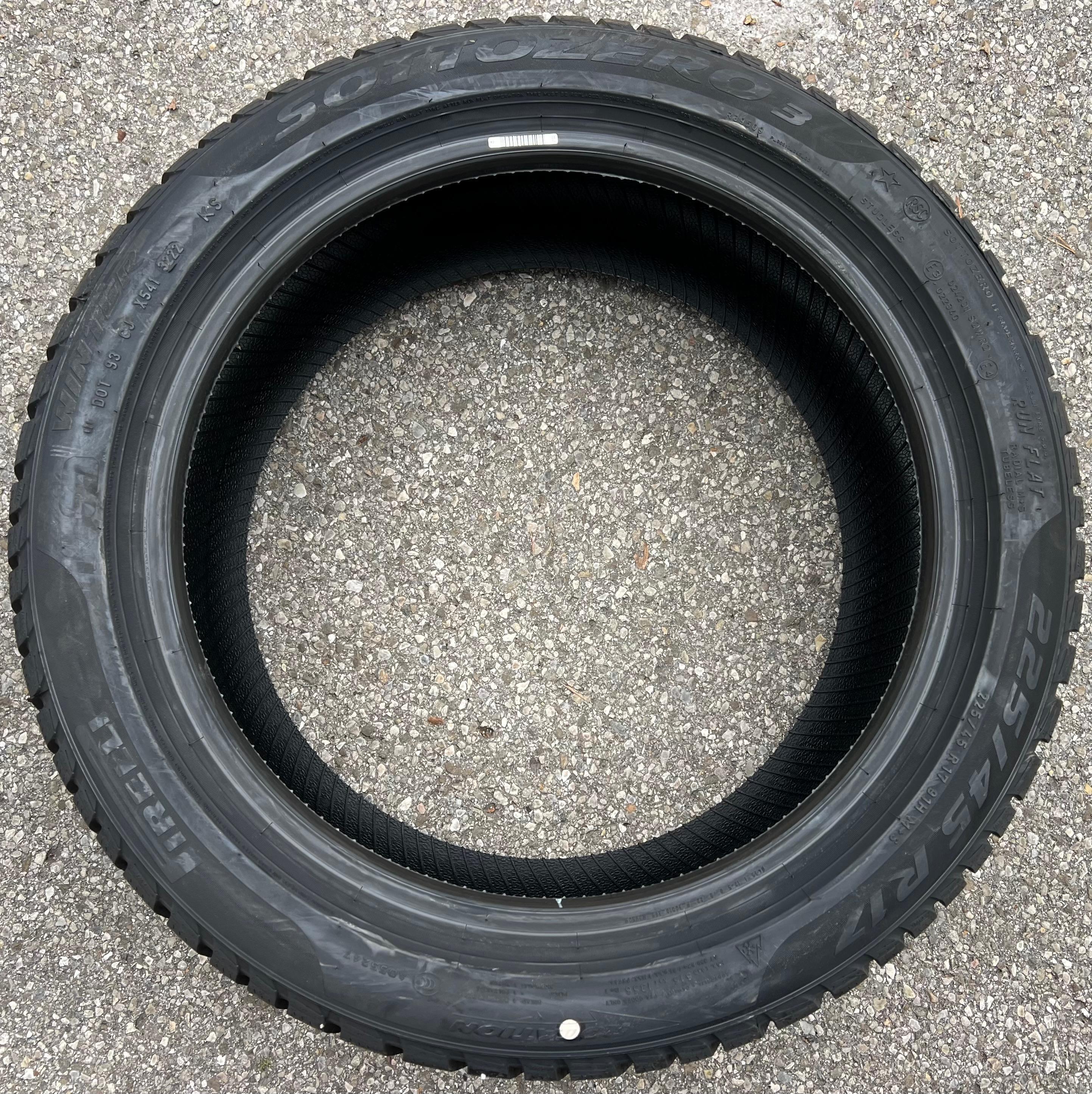 4 x 225/45R17 91H Winterreifen Pirelli Sottozero 3 Runflat NEU 2022 FREIHAUS