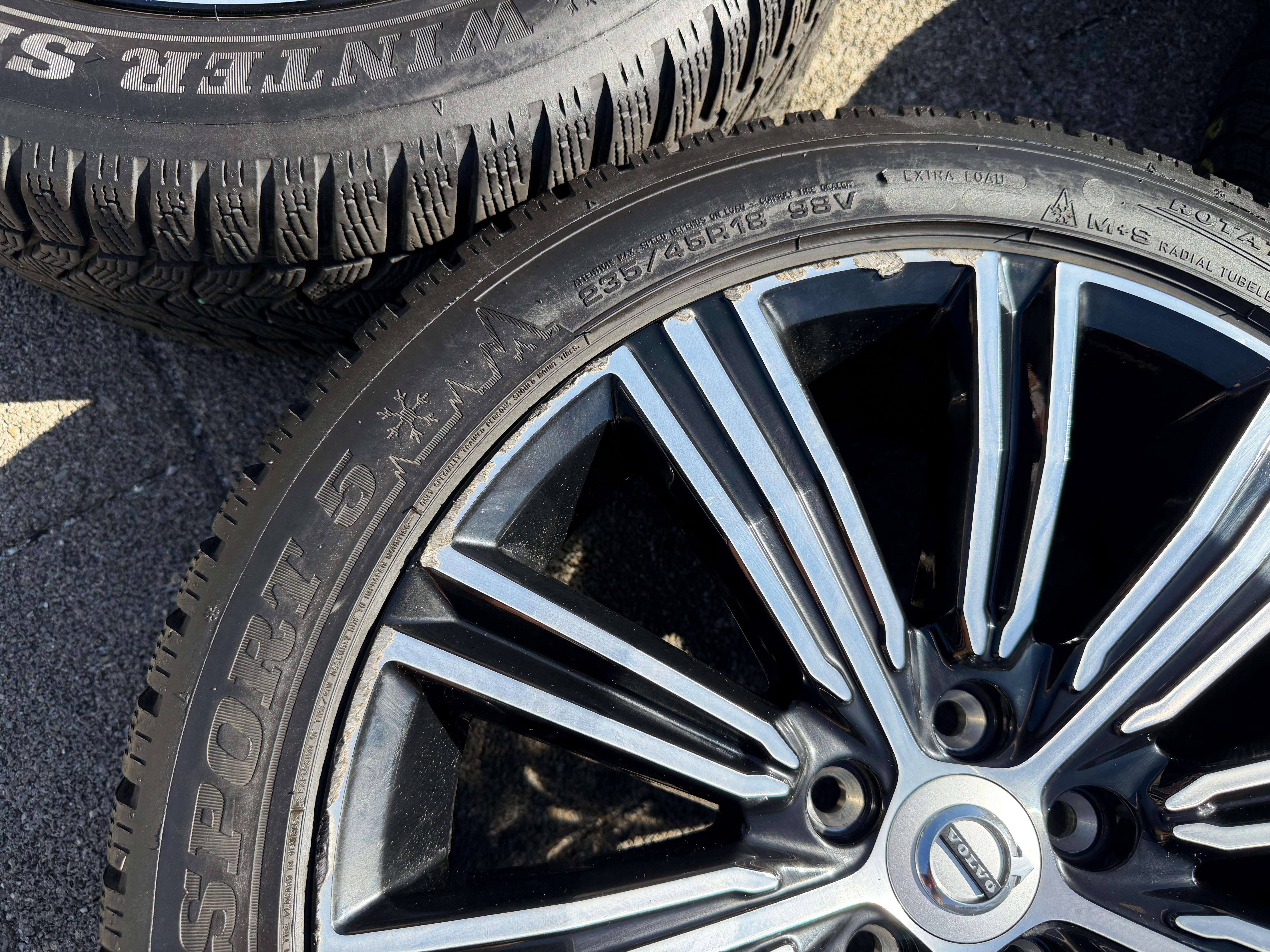 4 Original 18" Alu Winterräder VOLVO S60 V60 235/45R18 98V 31471312 2025