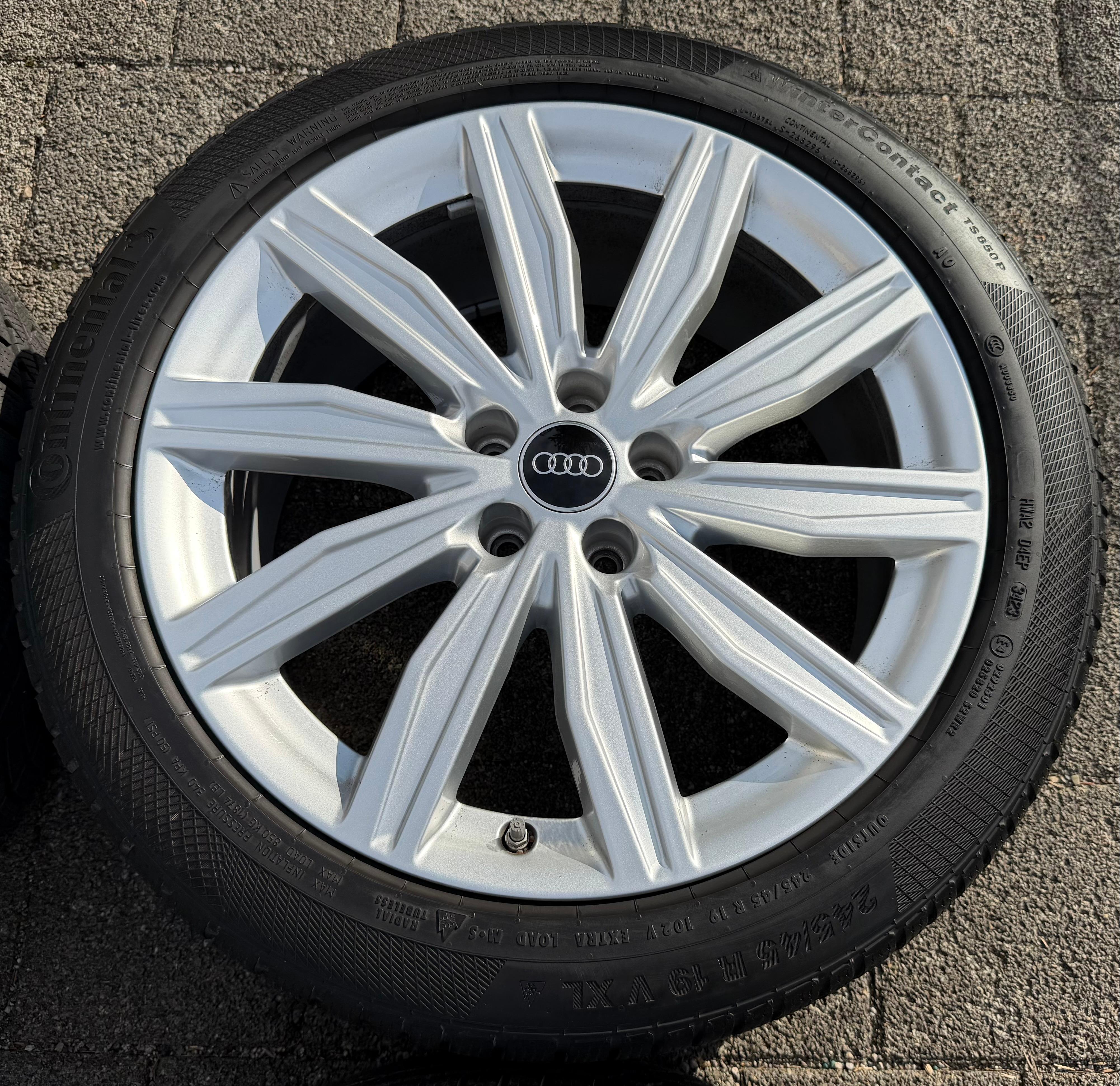 4 Original 19" Alu Winterräder Audi A6 S6 C8 4K F2 4K0601025DS 245/45R19 102V 2023 RDKS