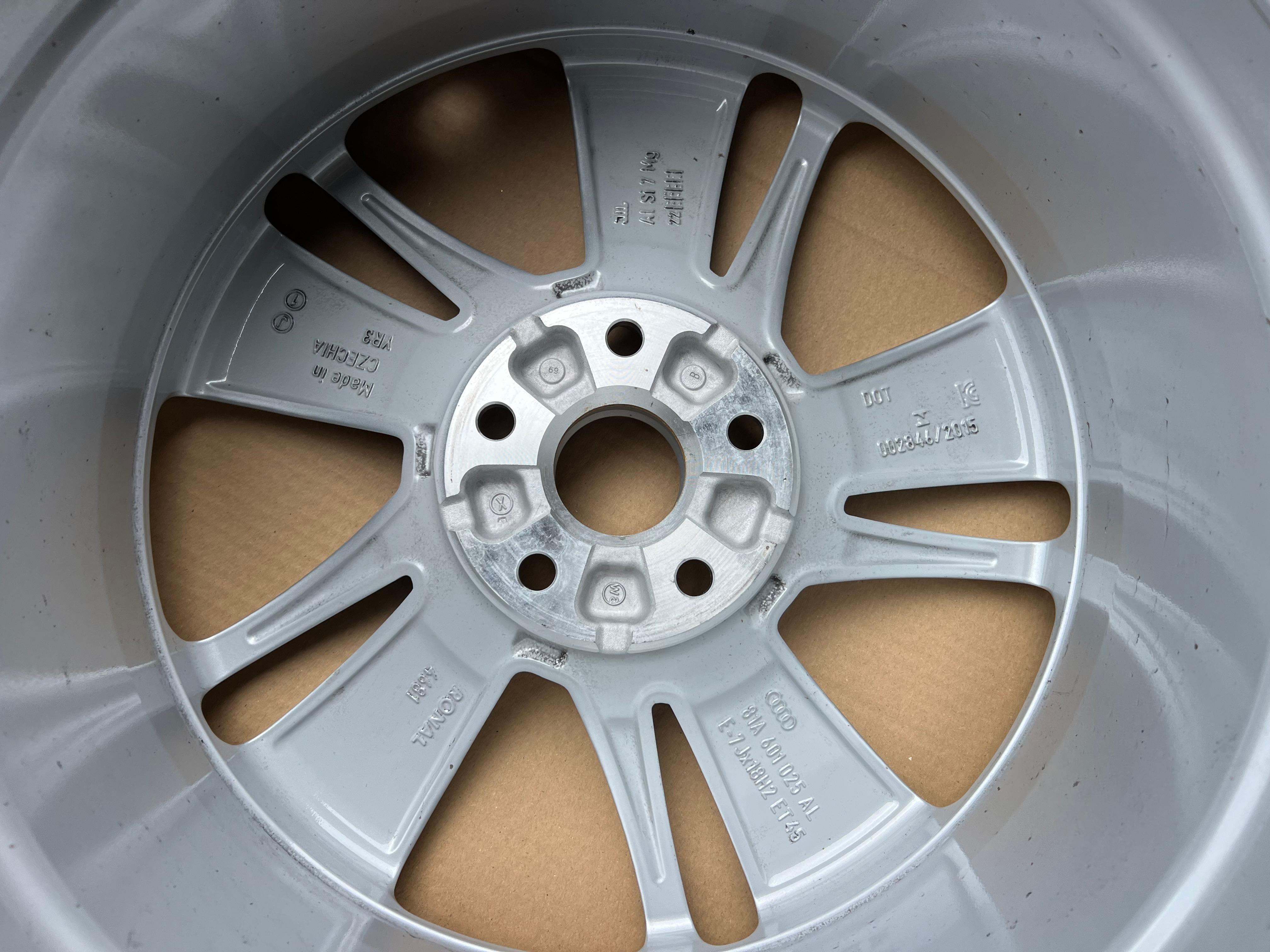 1 X ORIGINAL 19" ALUFELGE FELGE AUDI Q2 GA GAB 81A601025AL 7x18 ET45 FREIHAUS