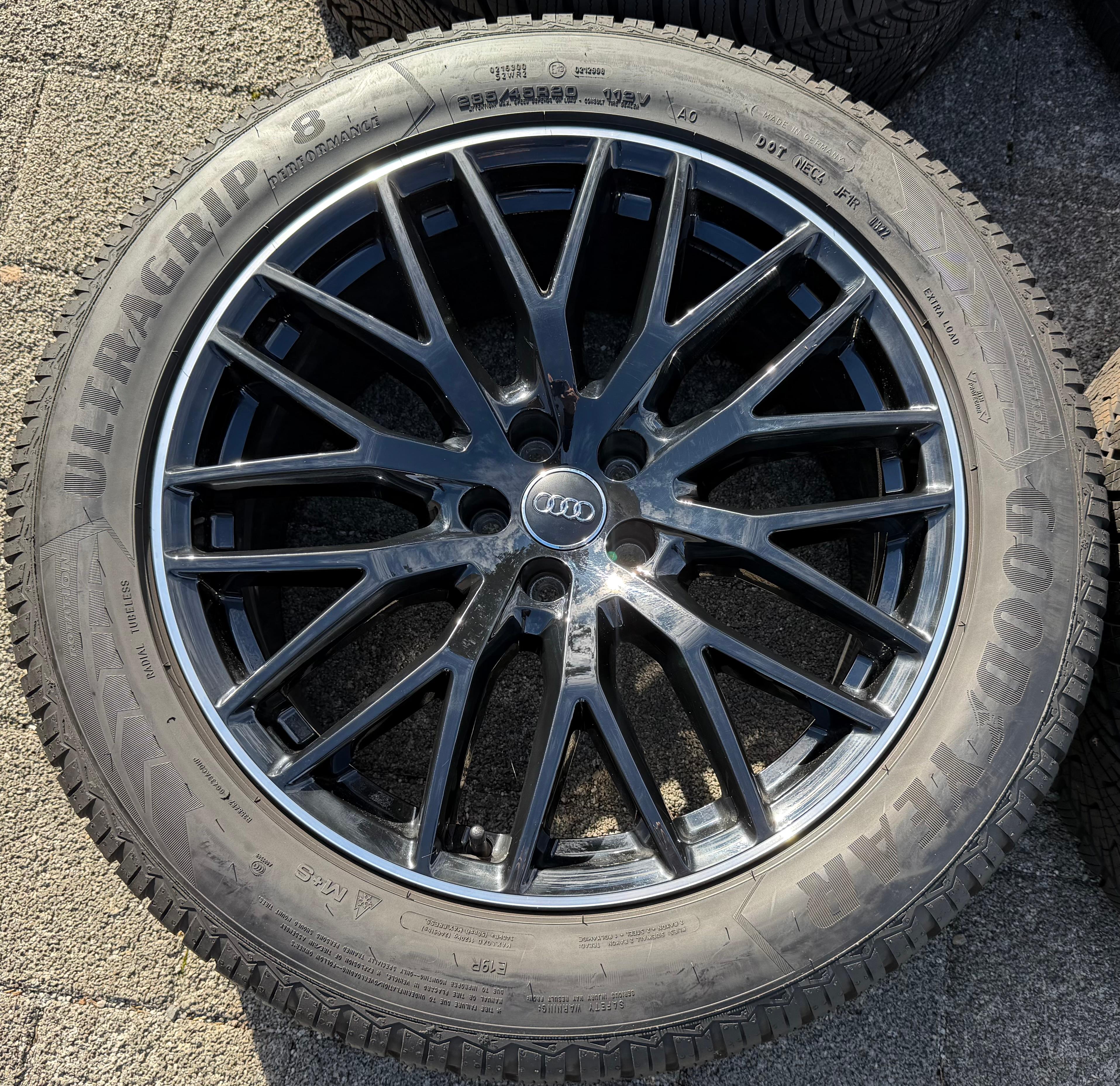 4 Original 20" Alu Winterräder Audi Q7 4M 4M0601025CR 285/45R20 112V Goodyear