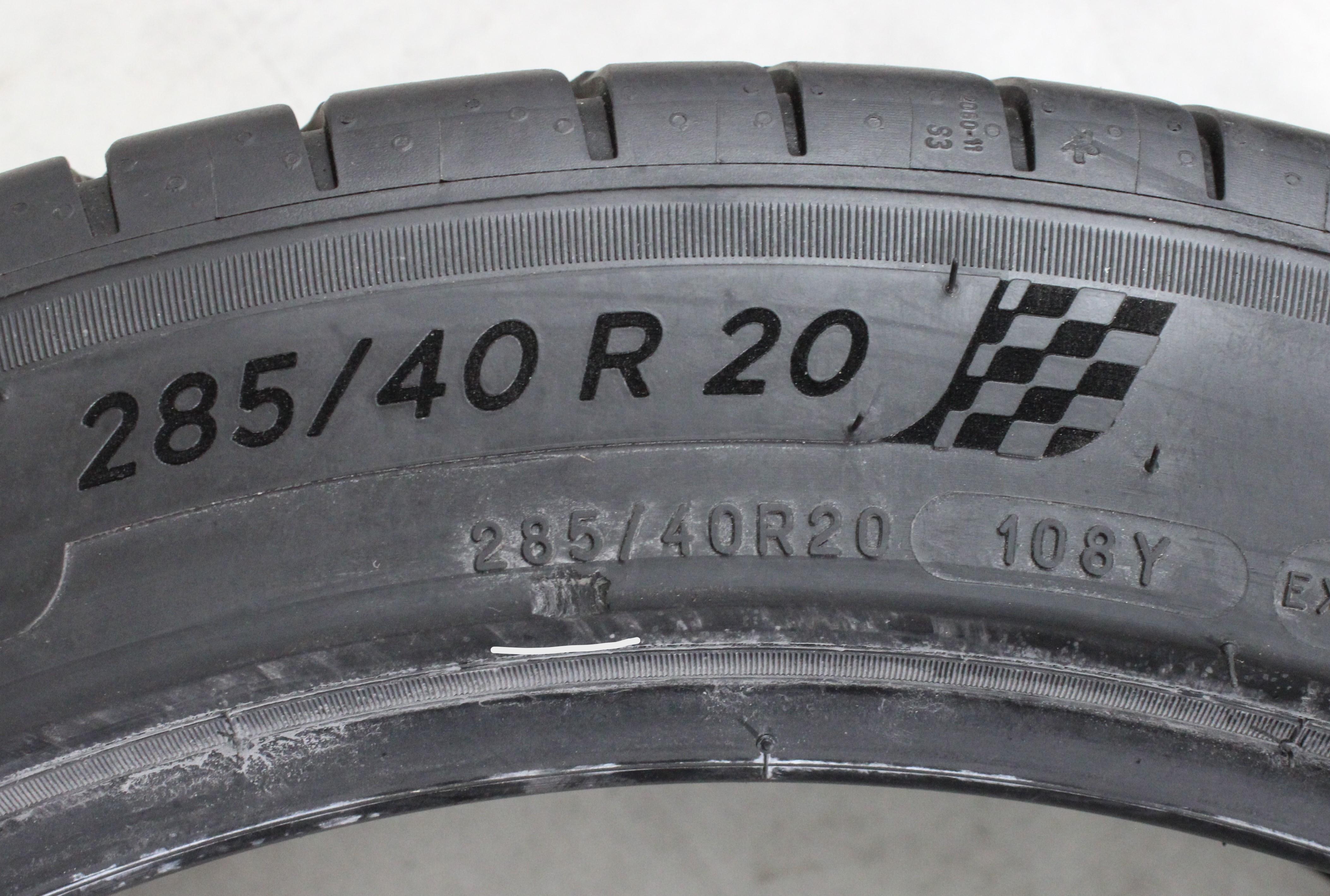 2 neumáticos de verano Michelin Pilot Sport 4 NFO 6 mm 2022 XL, 285/40R20 108Y