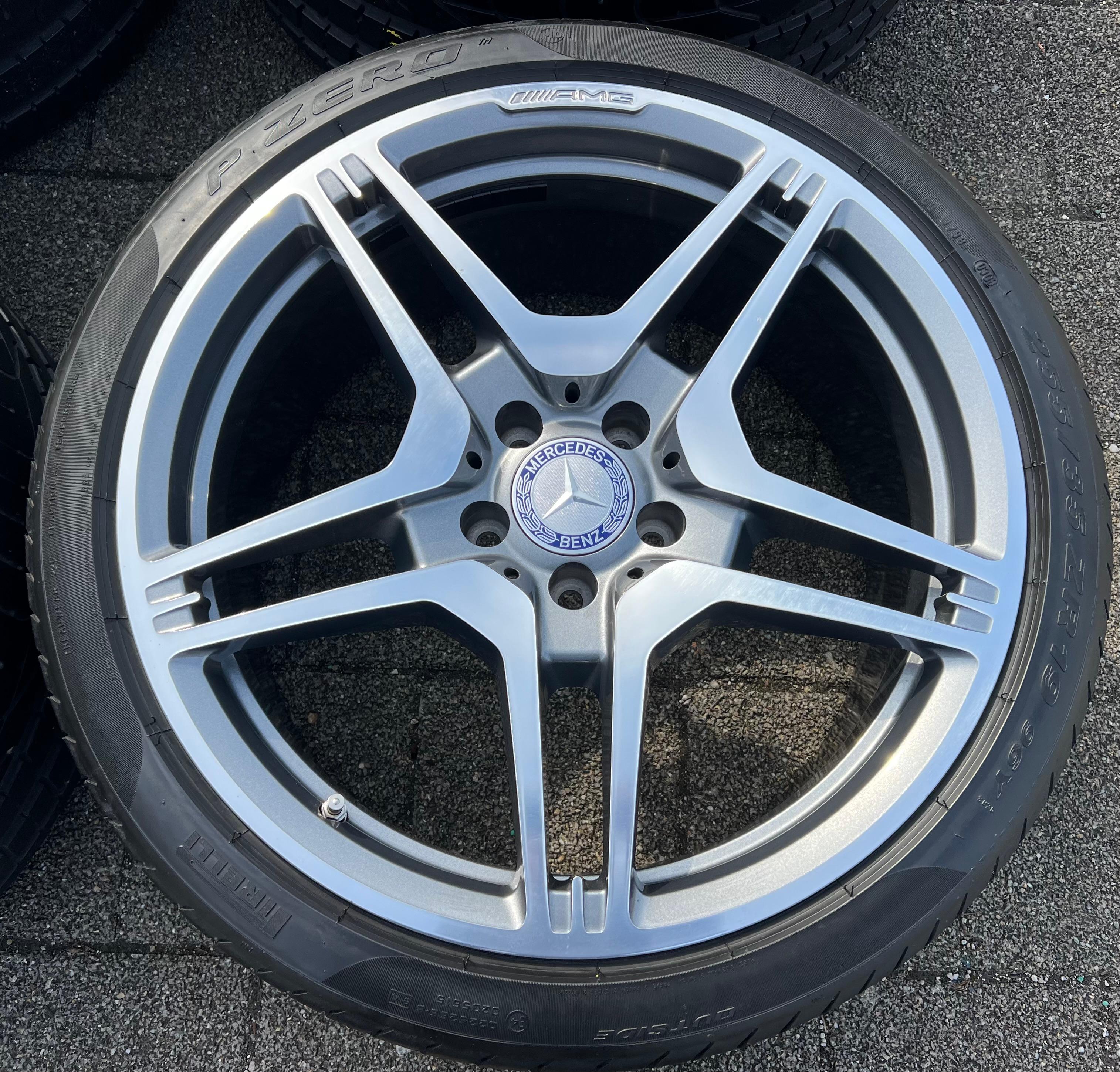 4 ORIGINAL 19" ALUFELGEN MERCEDES E-KLASSE W212 E63 AMG A2124012702 A2124012802