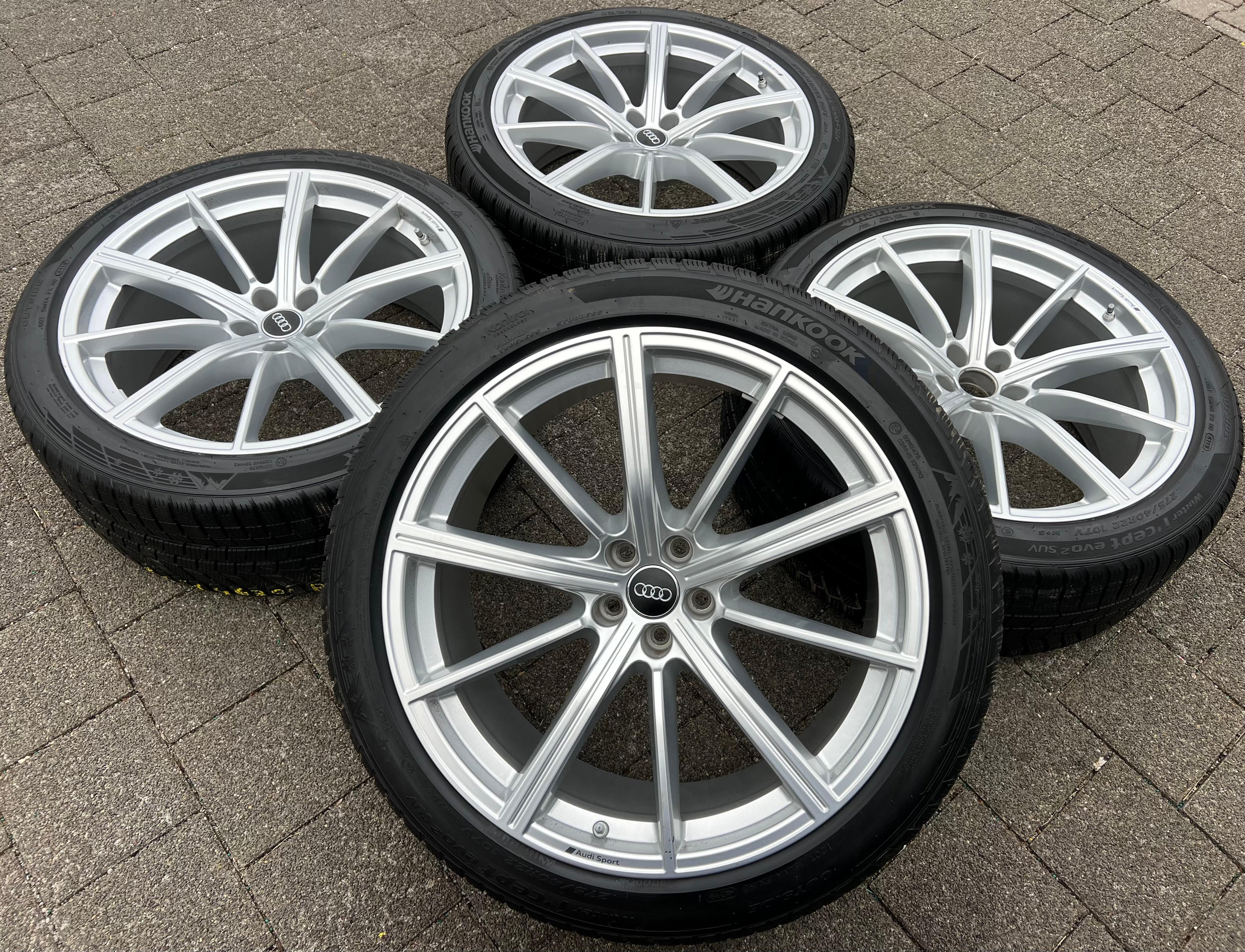 4 ORIGINAL 22" ALU WINTERRÄDER AUDI RSQ8 Q8 4M 4M8601025AM 275/40R22 107V RDKS