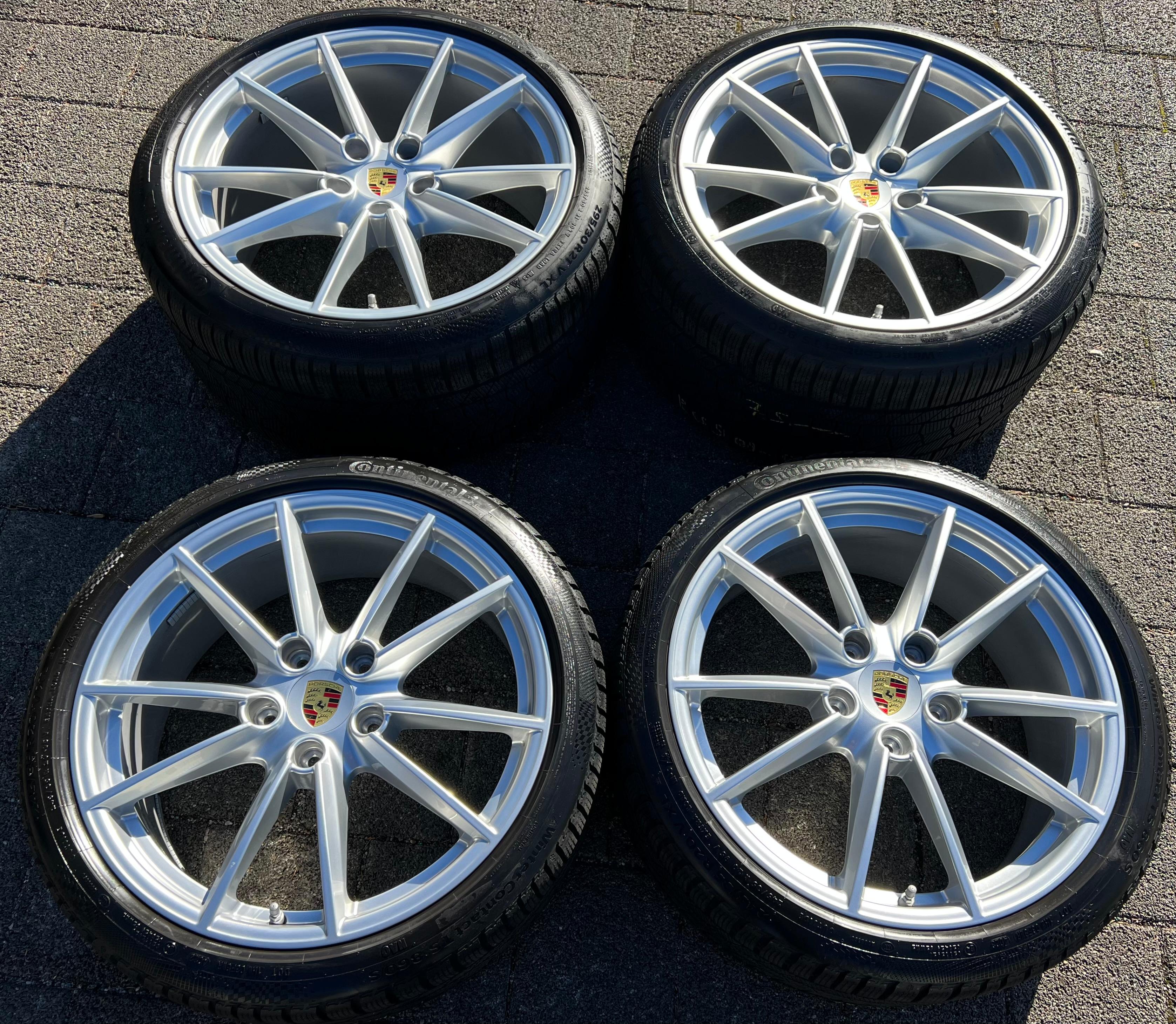 4 ORIGINAL 20" 21" ALU WINTERRÄDER PORSCHE 911 992 992601025C 992601025D 2023 RDKS