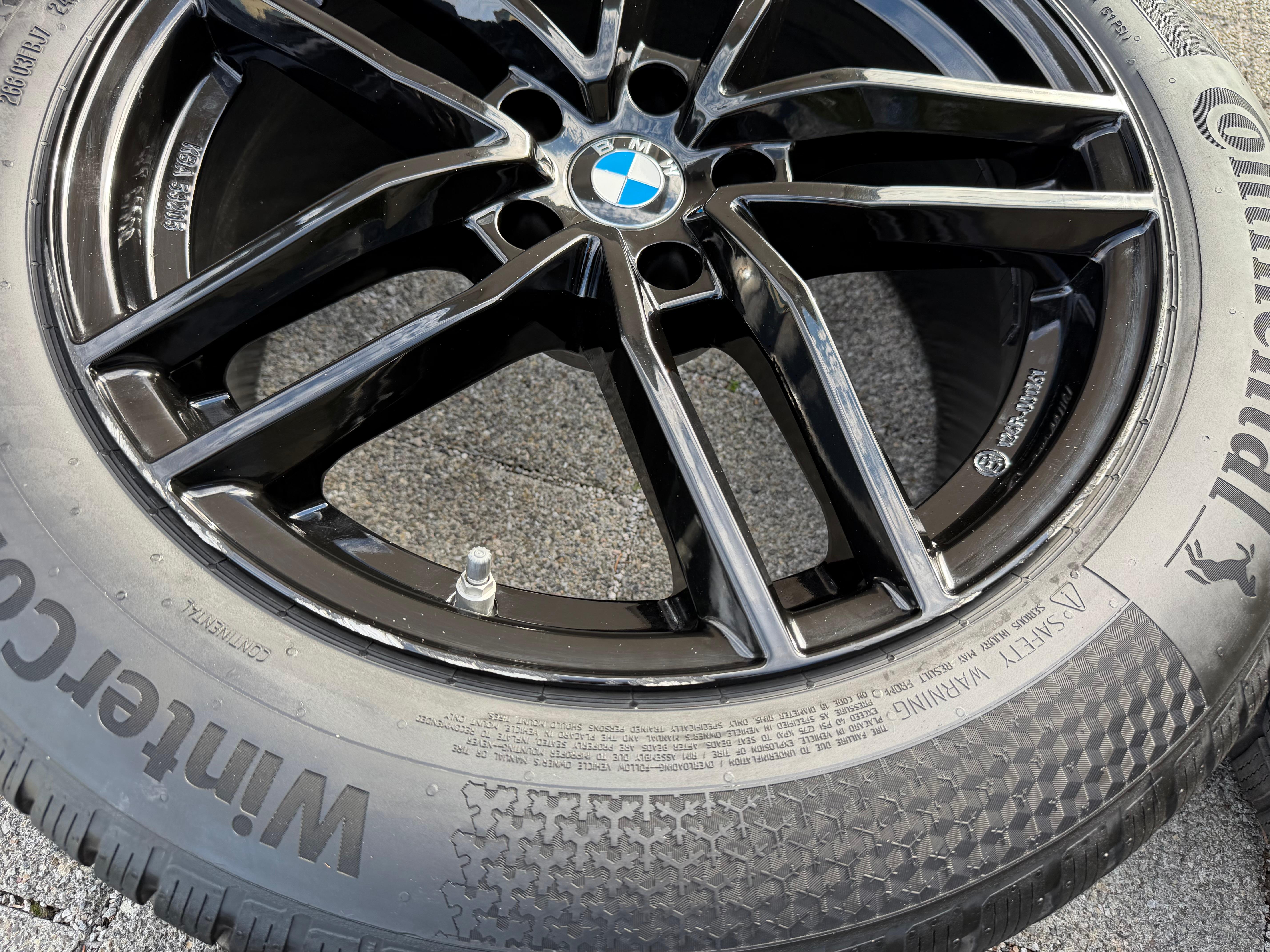 4 ruedas de invierno de aluminio de 18" para BMW X3 G01 X4 G02 225/60R18 104V Continental 2023 RDKS