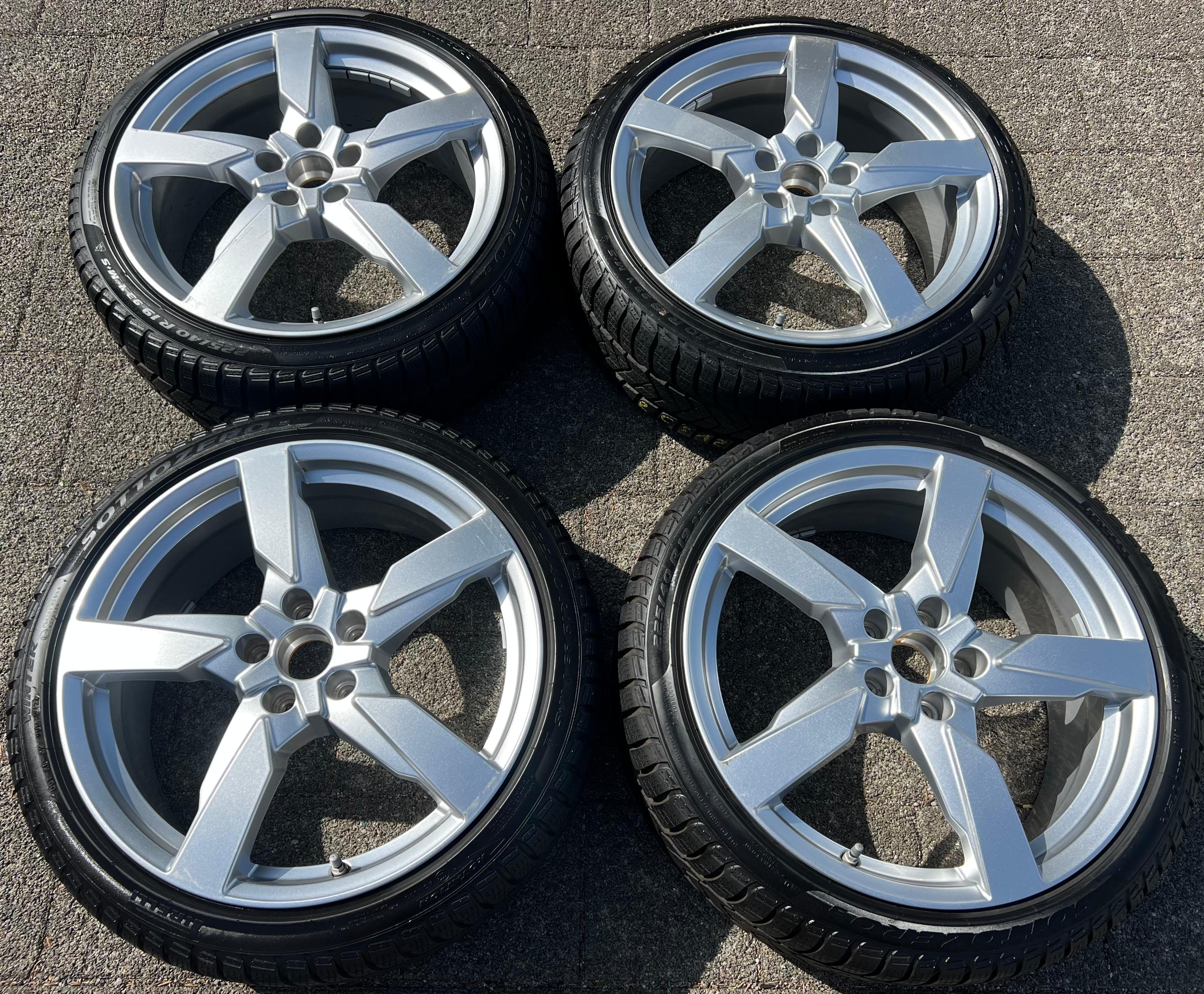 4 ruedas de invierno originales de aleación de 19" para AUDI TT TTS 8S 8S0601025AG 225/40R19 93V 2022, envío gratuito