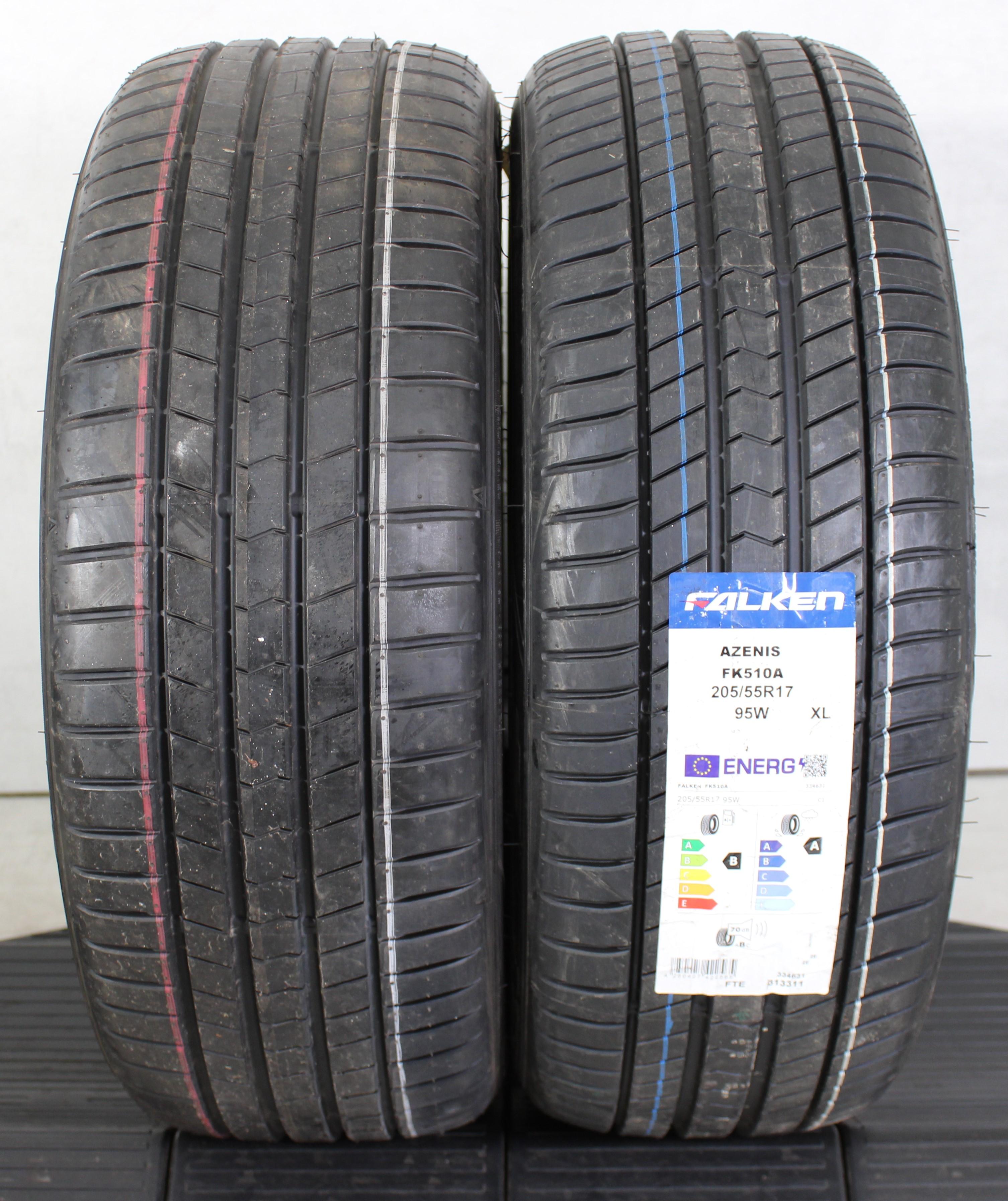 2 x 205/55R17 95W Sommerreifen Falken Azenis FK510A AO 2021/2022