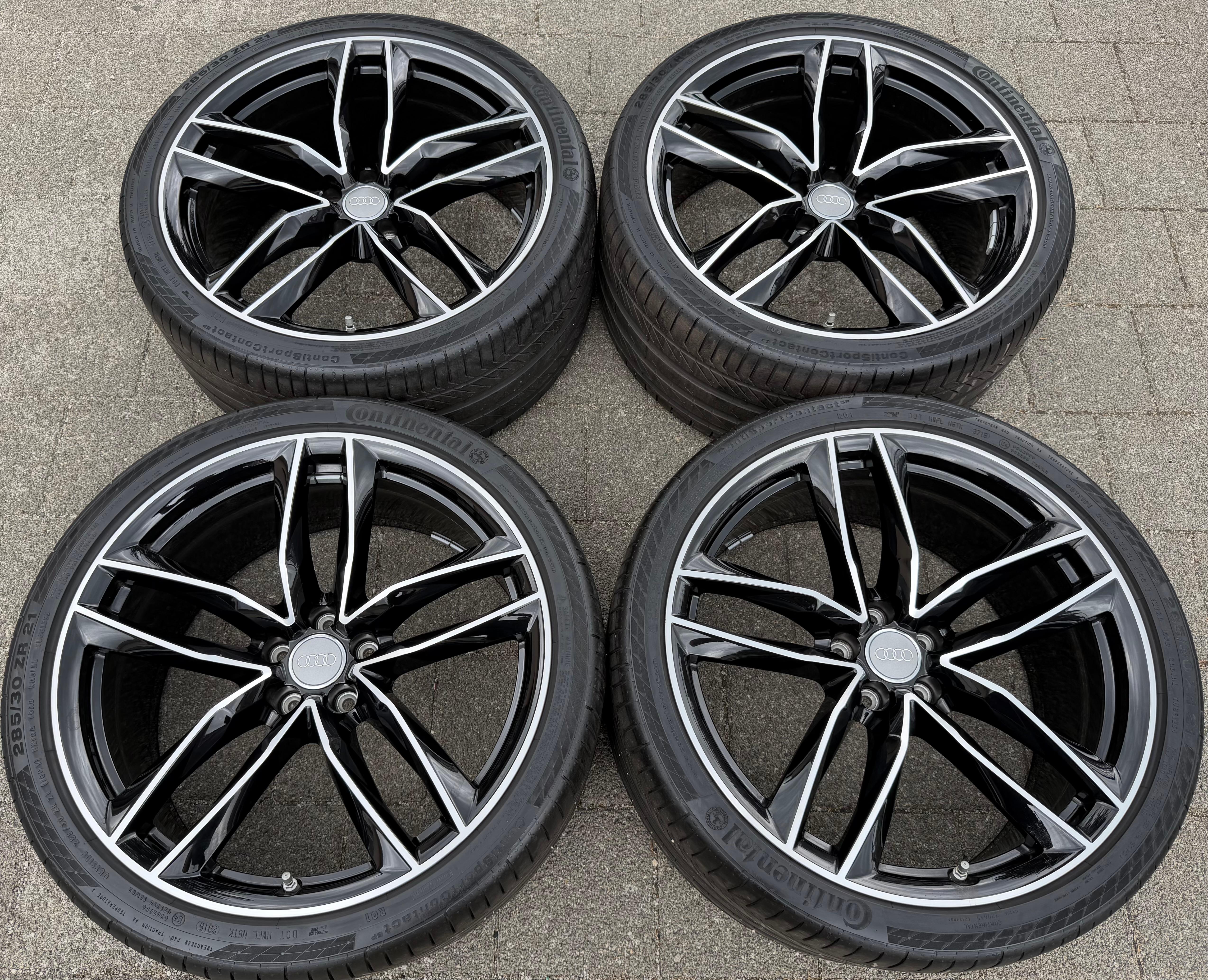 4 jantes d'origine en aluminium Sommer de 21 pouces pour Audi A6 Avant 4G 4G0601025CG 285/30R21 100Y