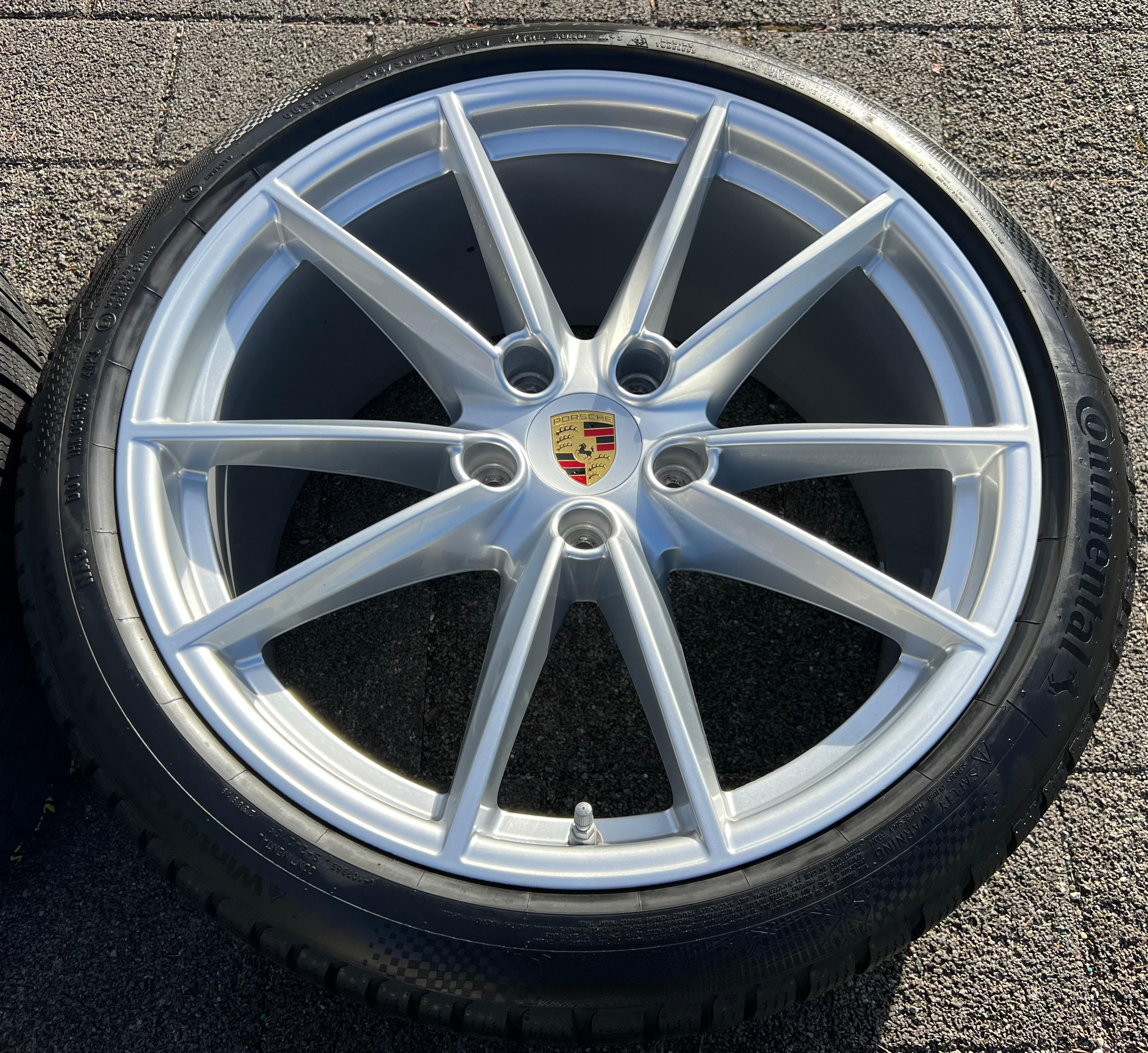 4 RUEDAS DE INVIERNO DE ALEACIÓN ORIGINALES DE 20" 21" PARA PORSCHE 911 992 992601025C 992601025D RDKS